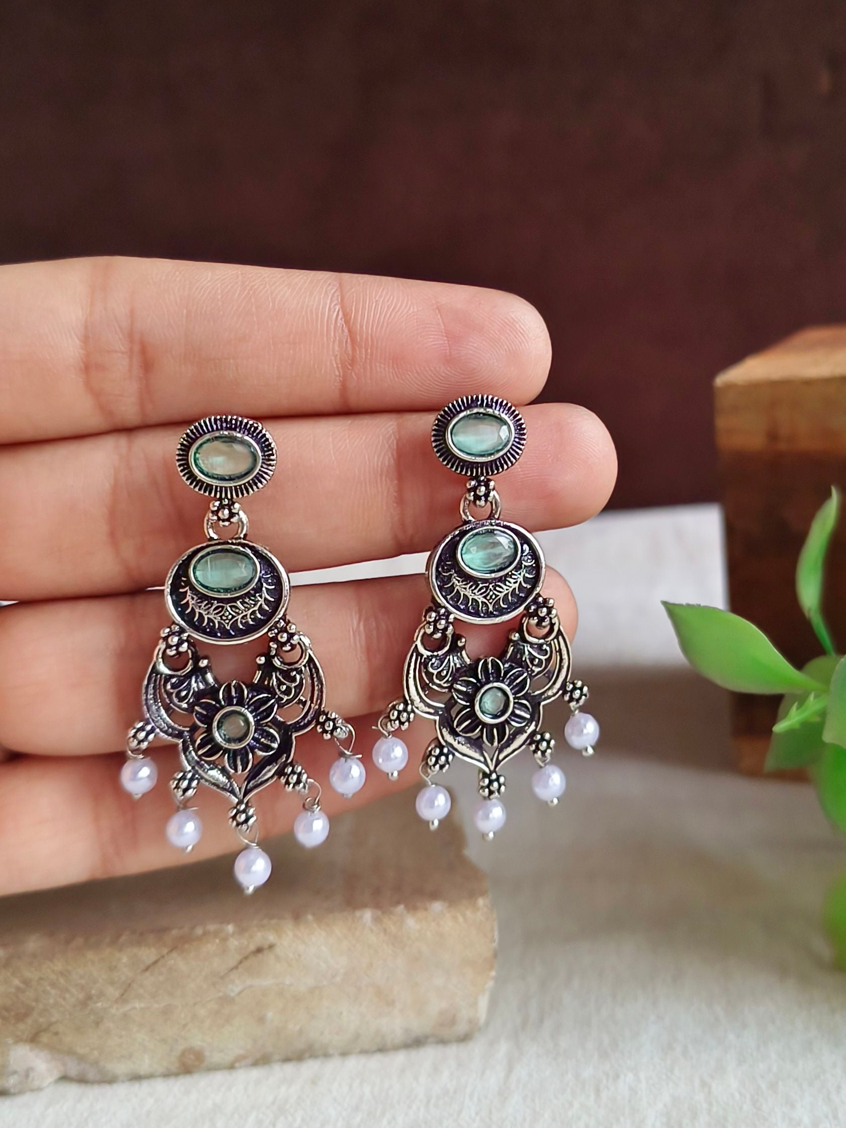 Oxidised Earrings