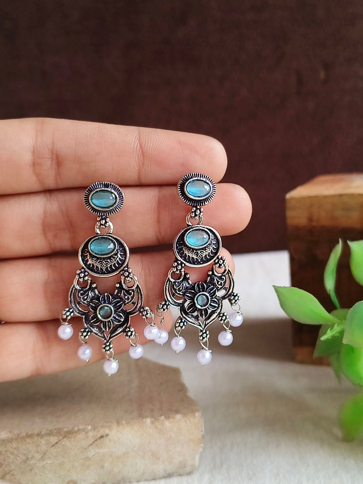 Oxidised Earrings