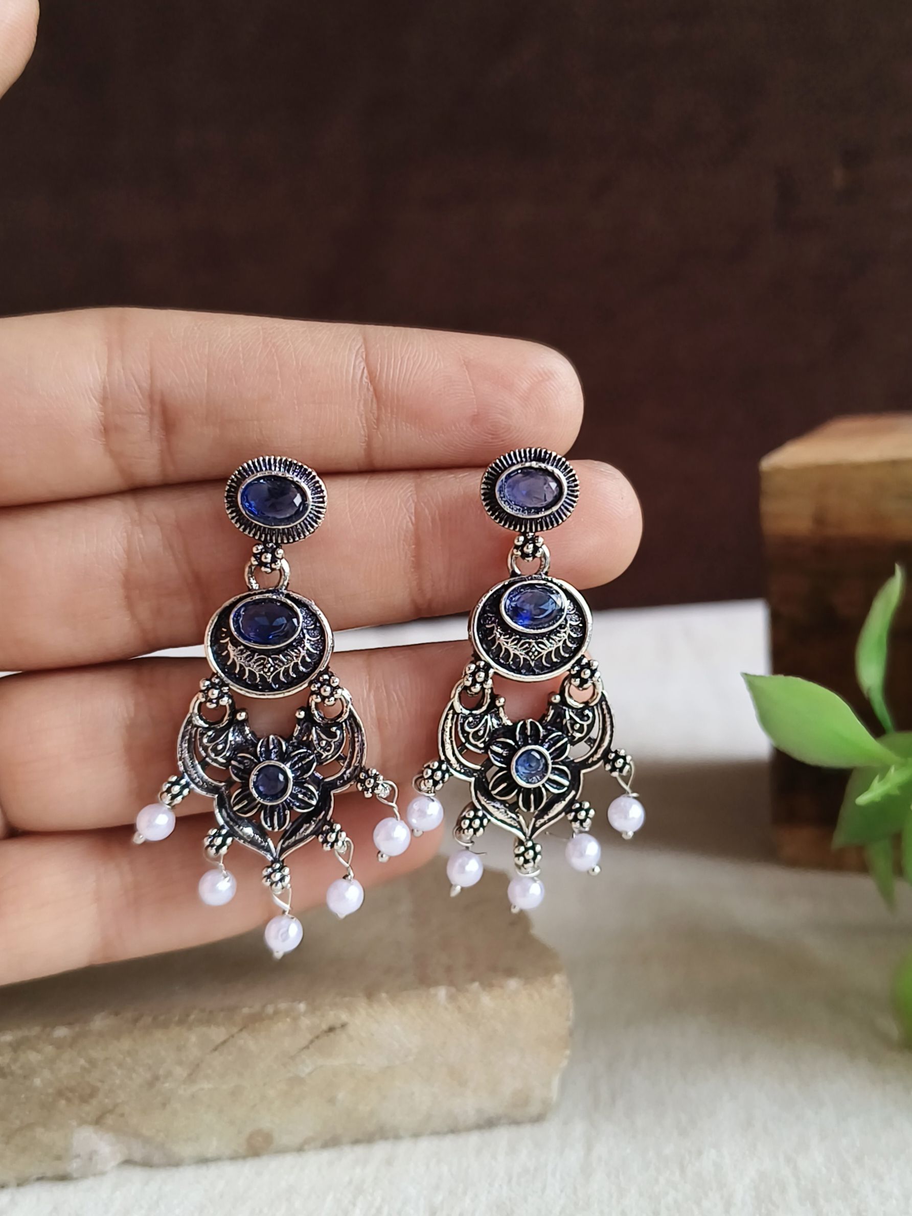 Oxidised Earrings