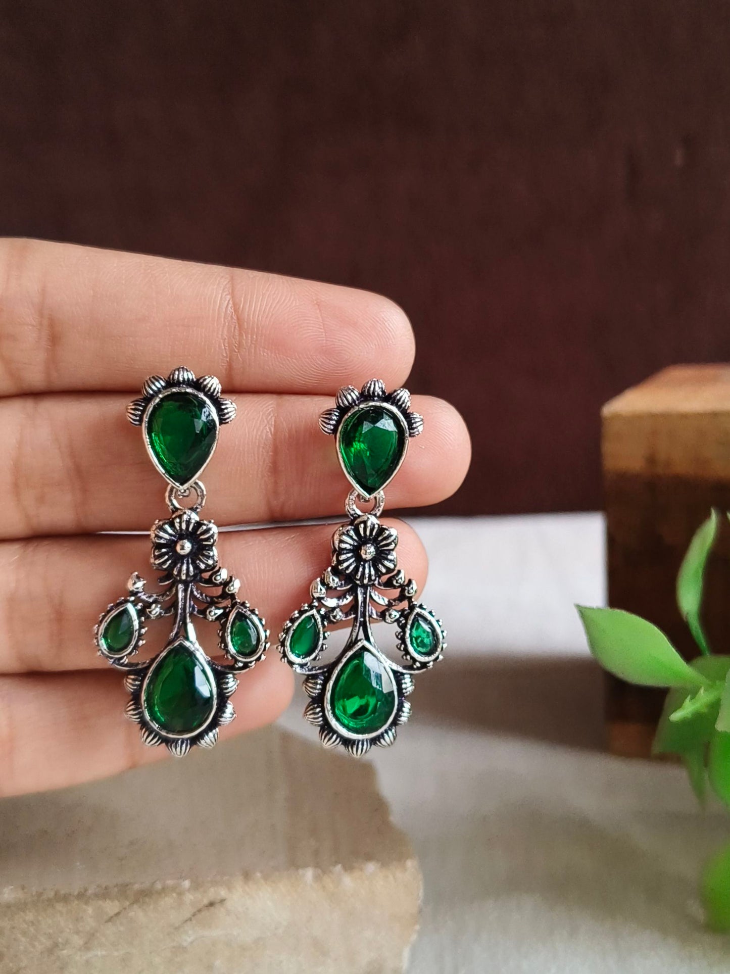 Oxidised Earrings