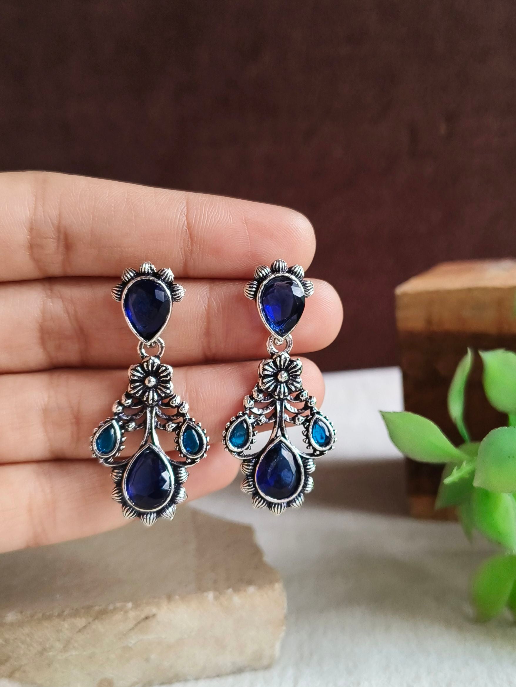 Oxidised Earrings