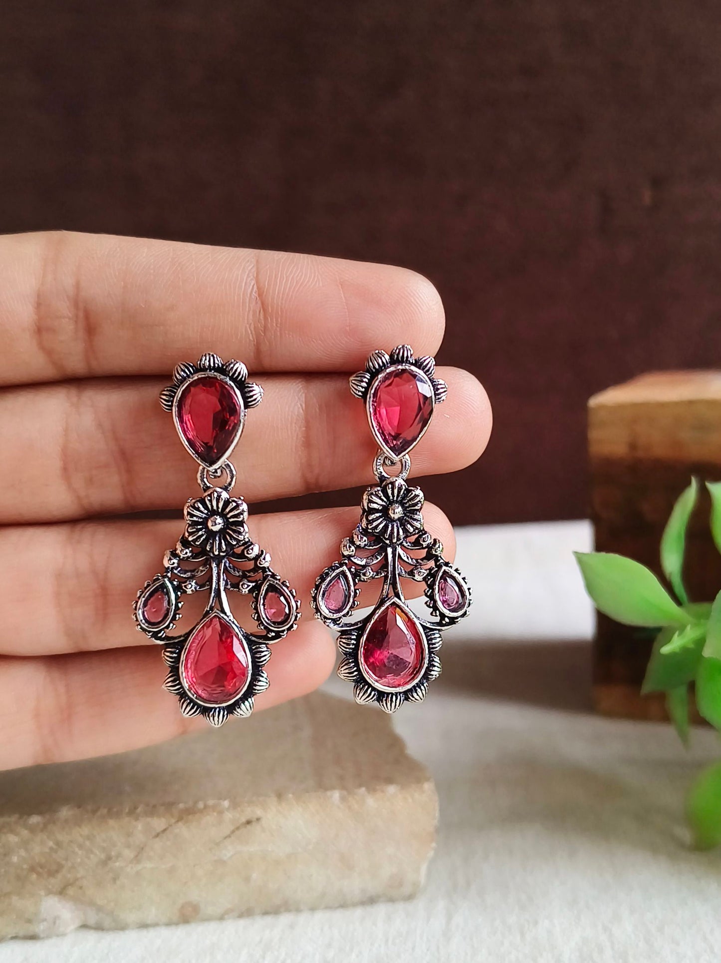 Oxidised Earrings