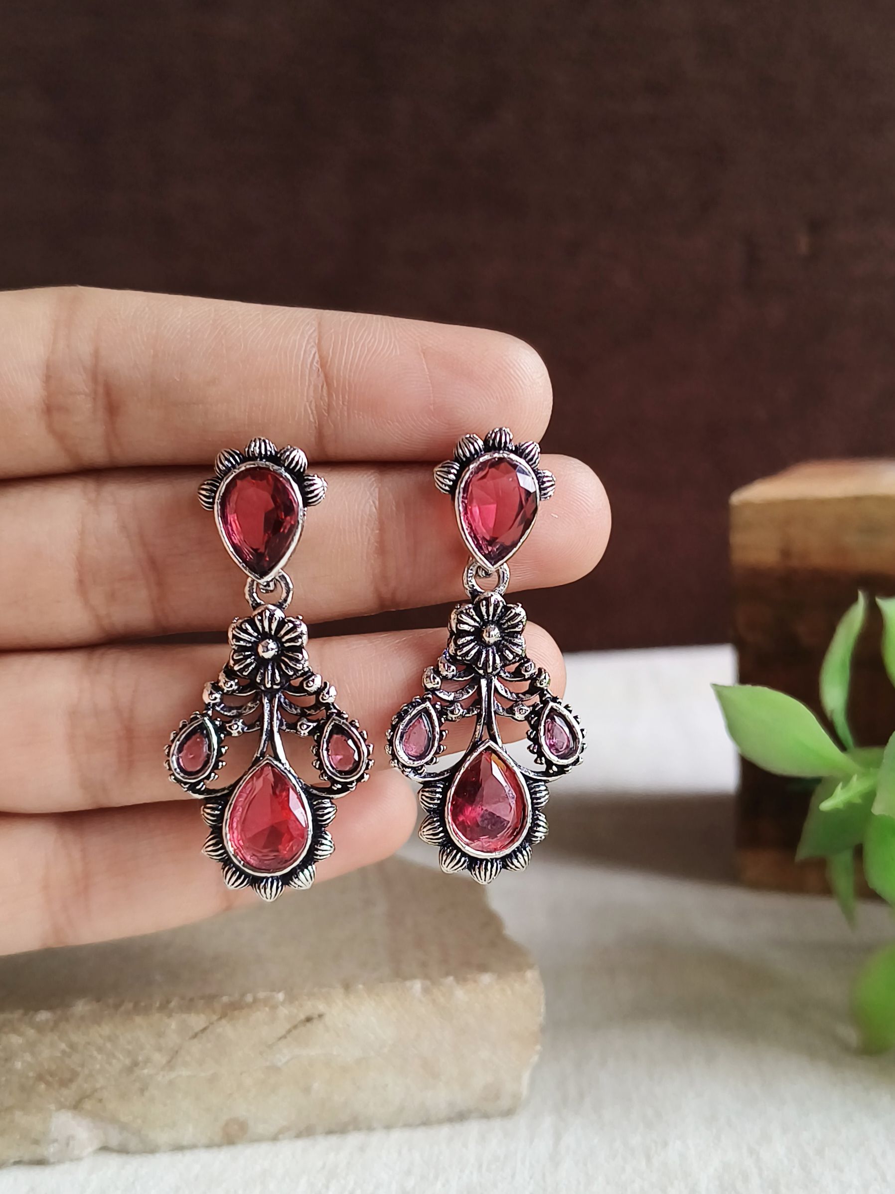 Oxidised Earrings