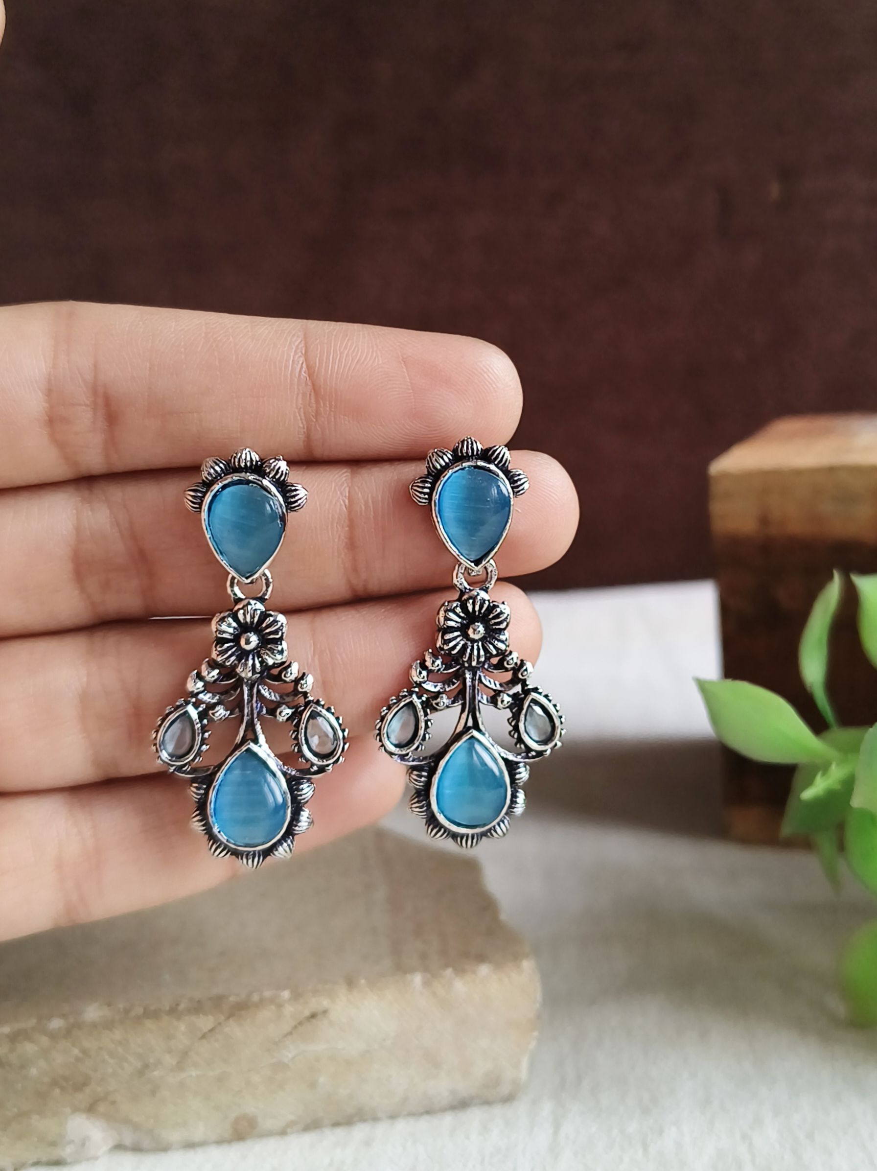 Oxidised Earrings