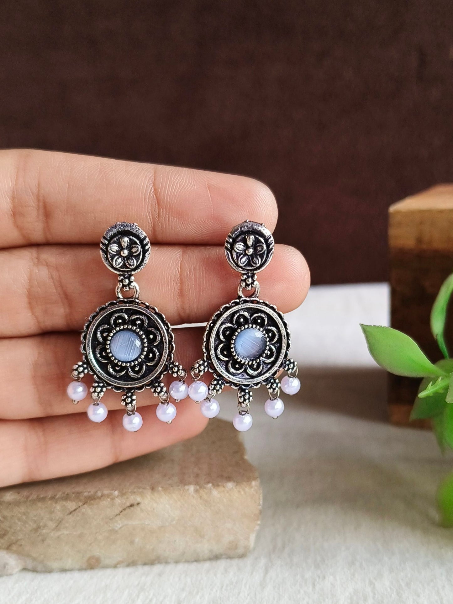 Oxidised Earrings