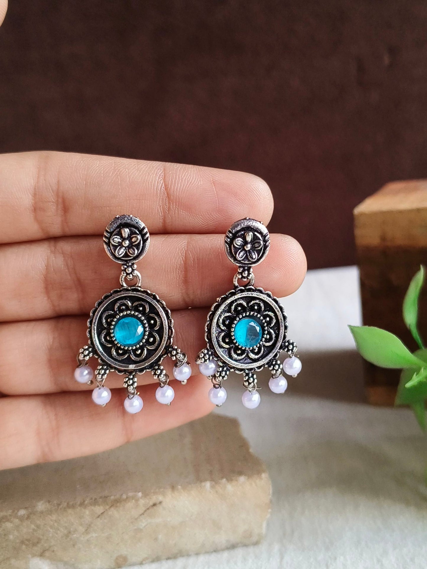 Oxidised Earrings