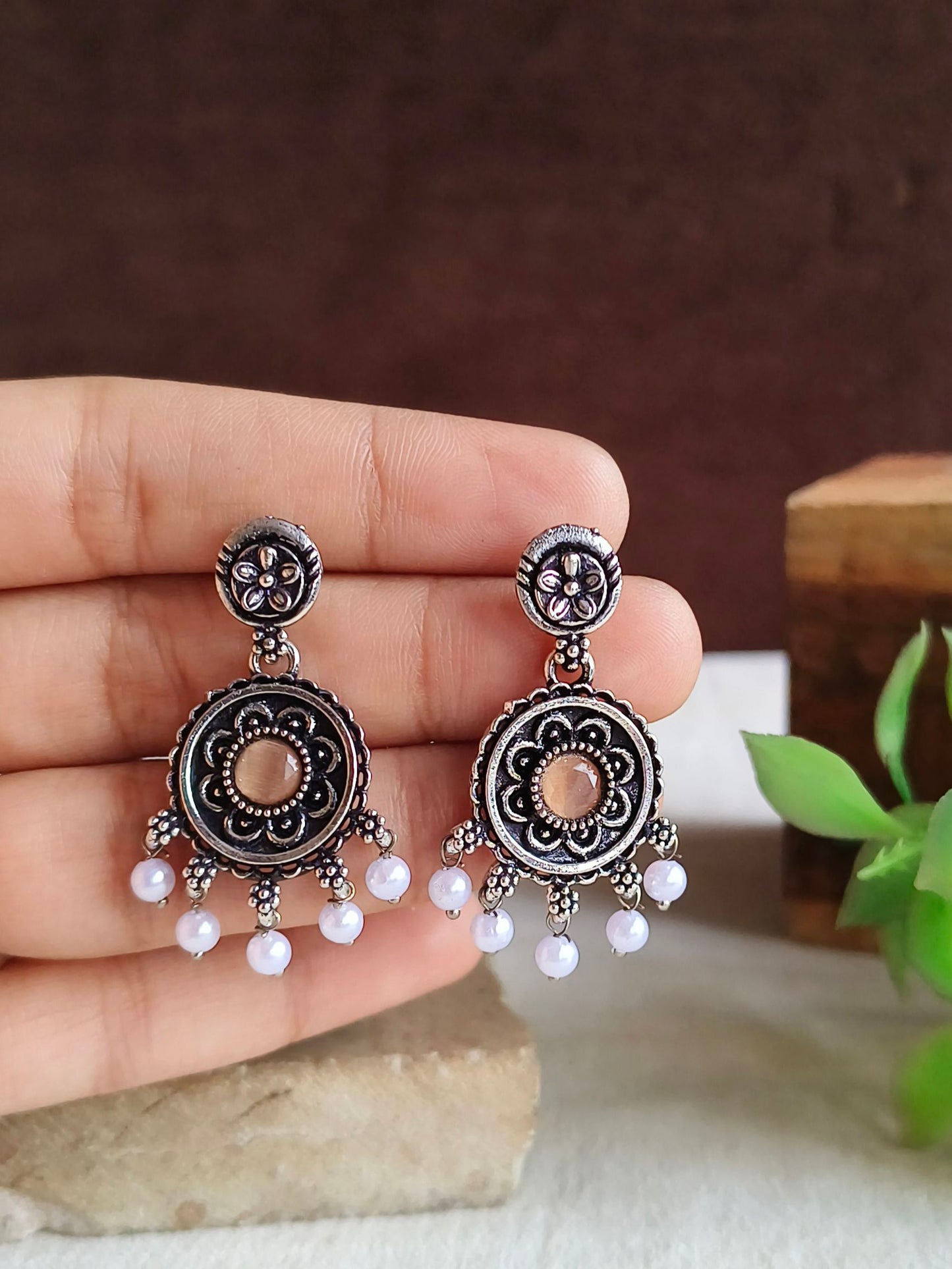 Oxidised Earrings