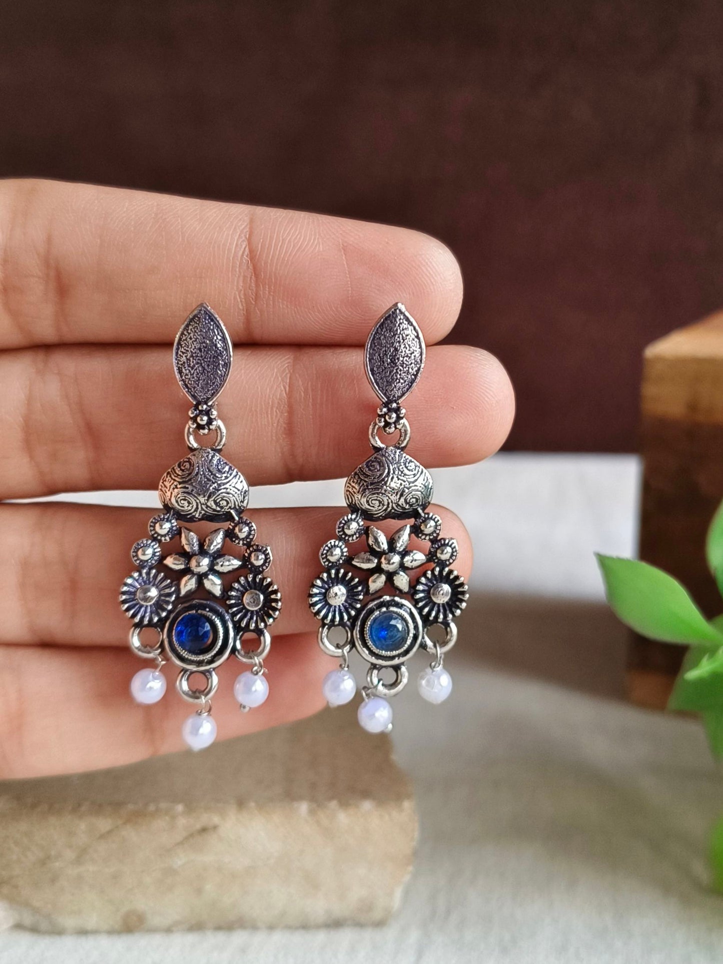 Oxidised Earrings