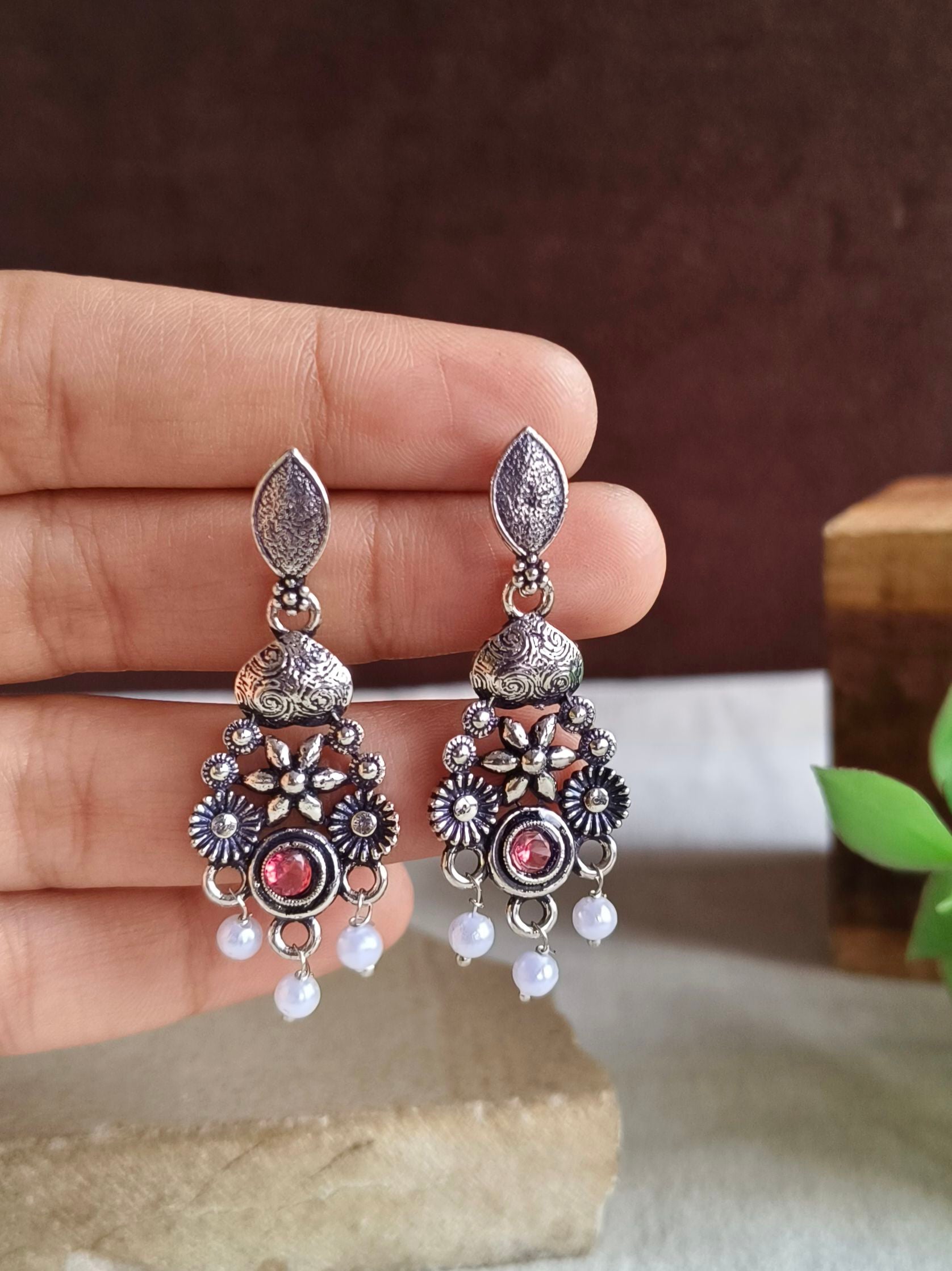 Oxidised Earrings