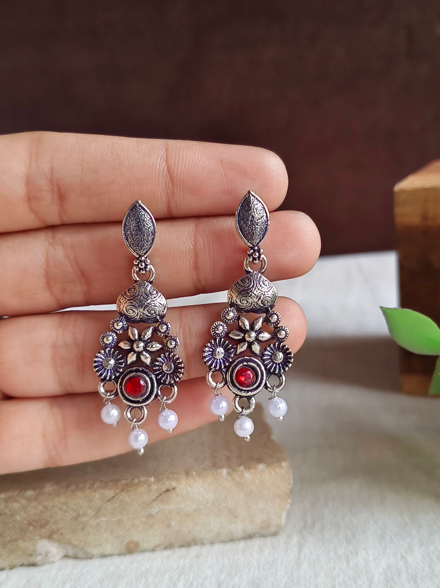 Oxidised Earrings