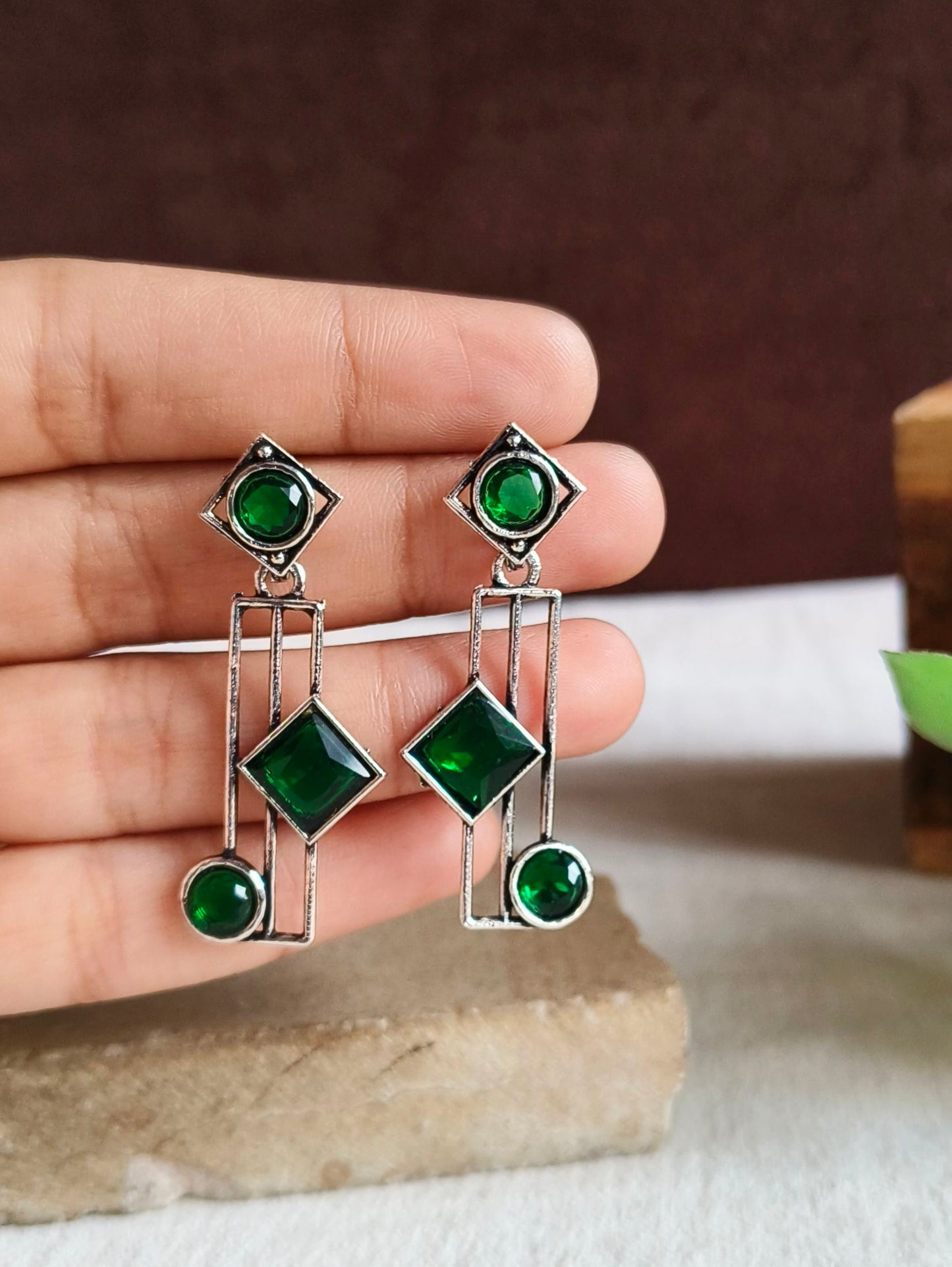 Oxidised Earrings