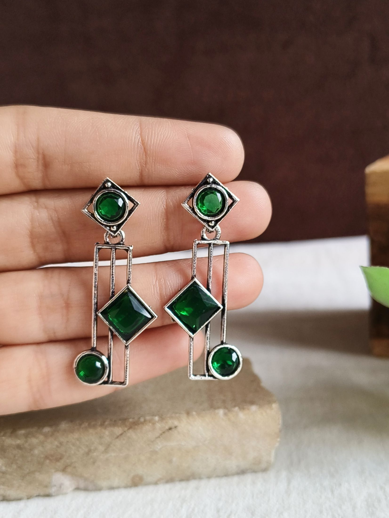 Oxidised Earrings
