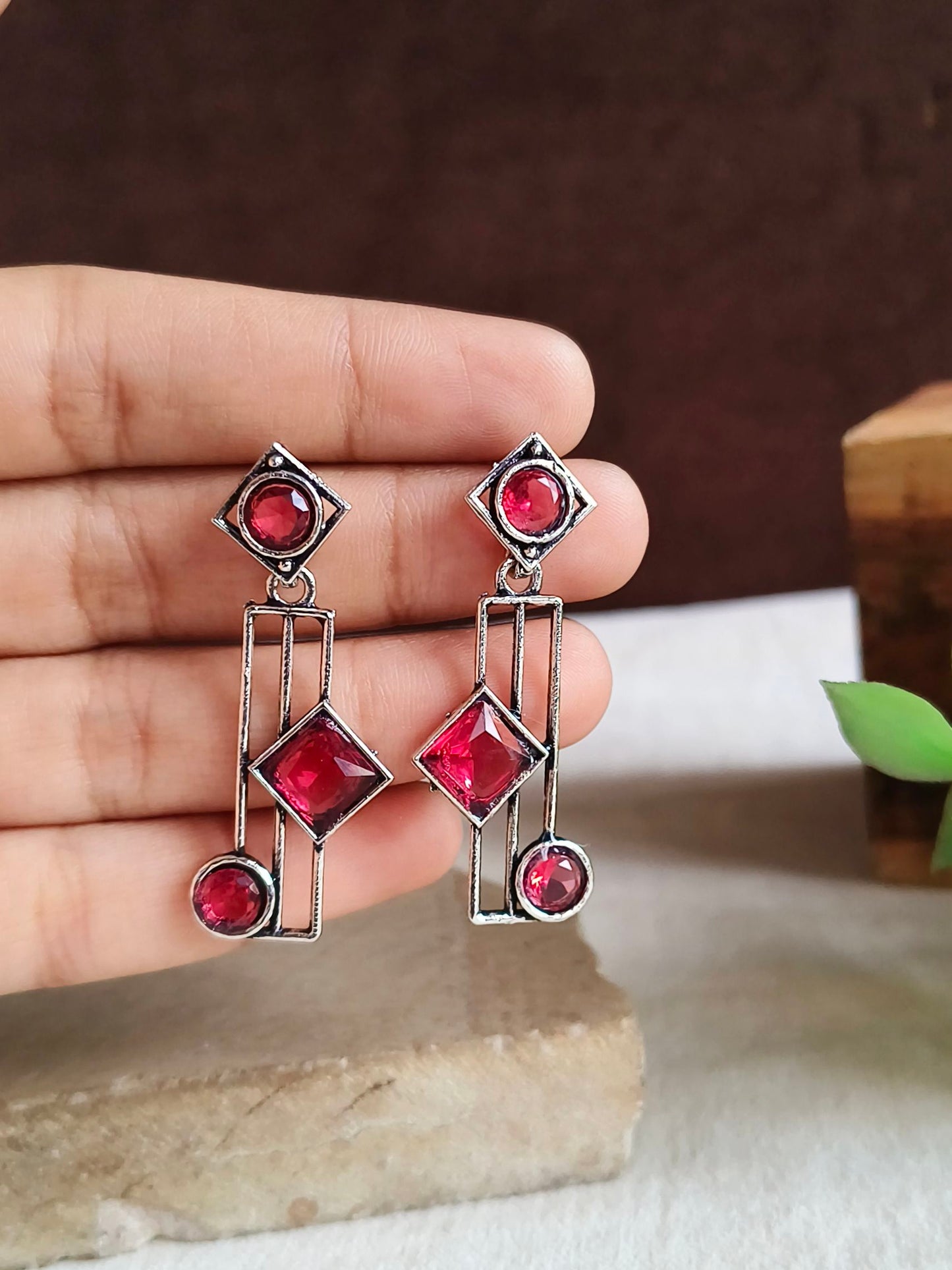 Oxidised Earrings