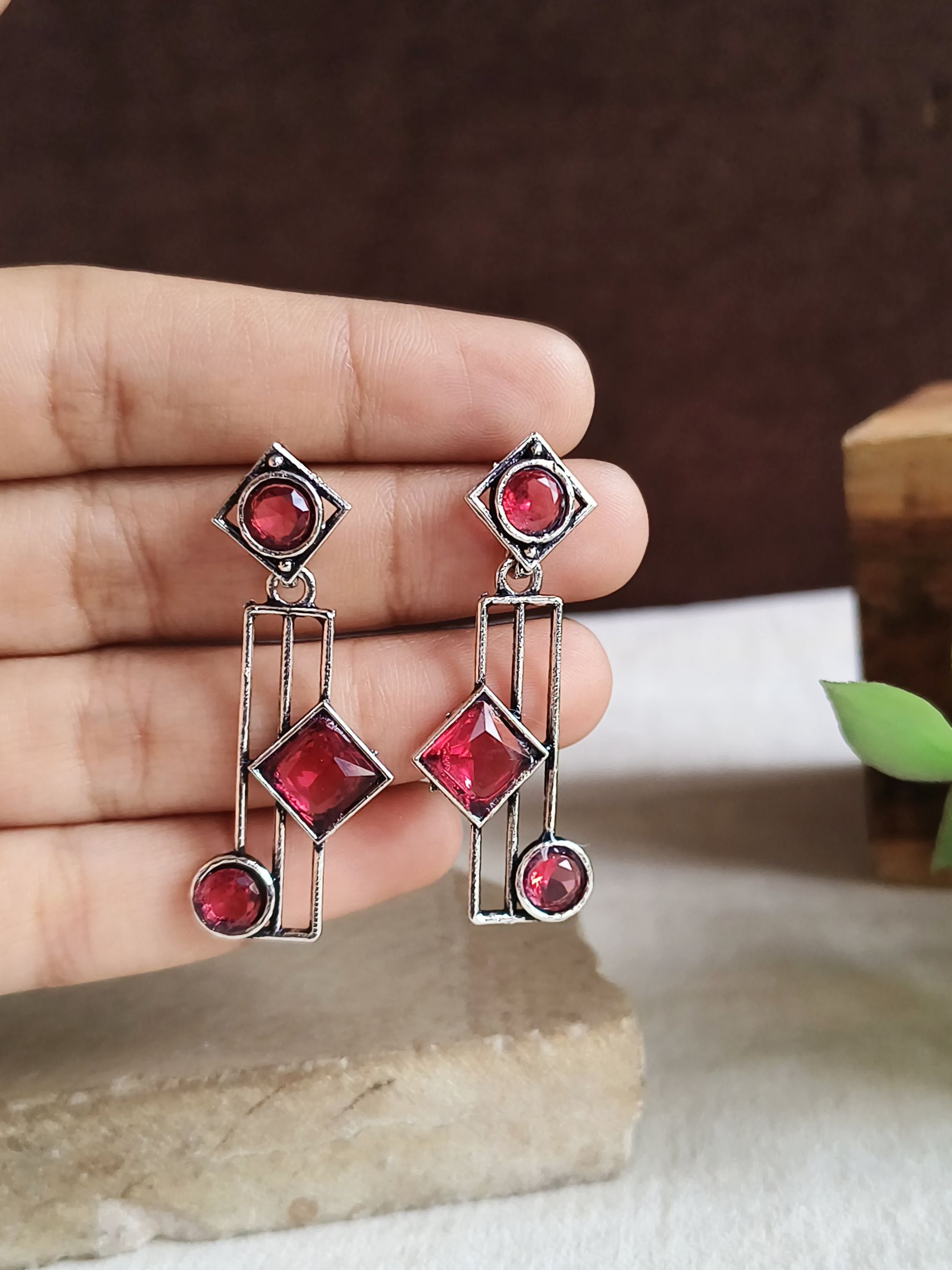 Oxidised Earrings
