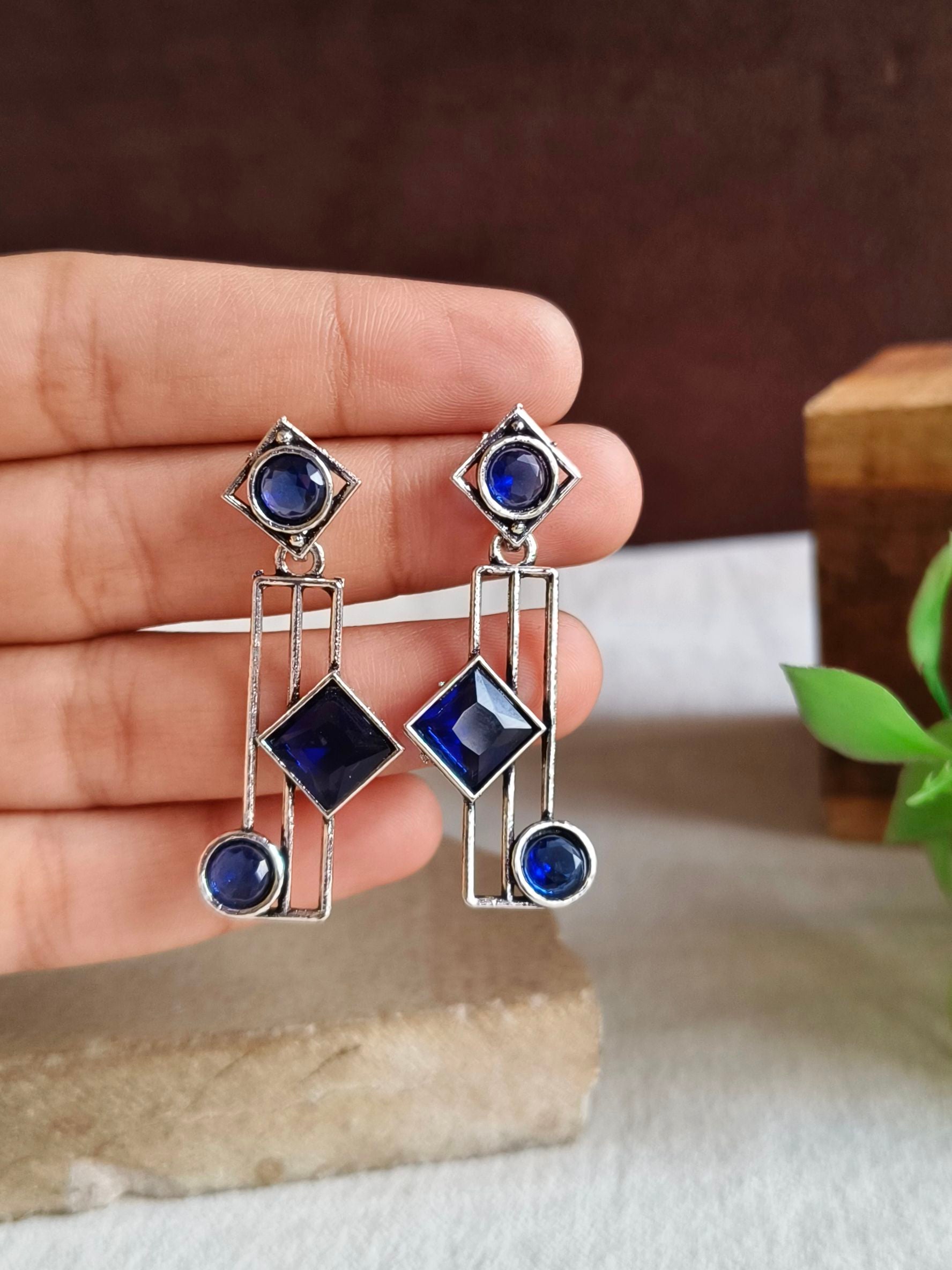 Oxidised Earrings