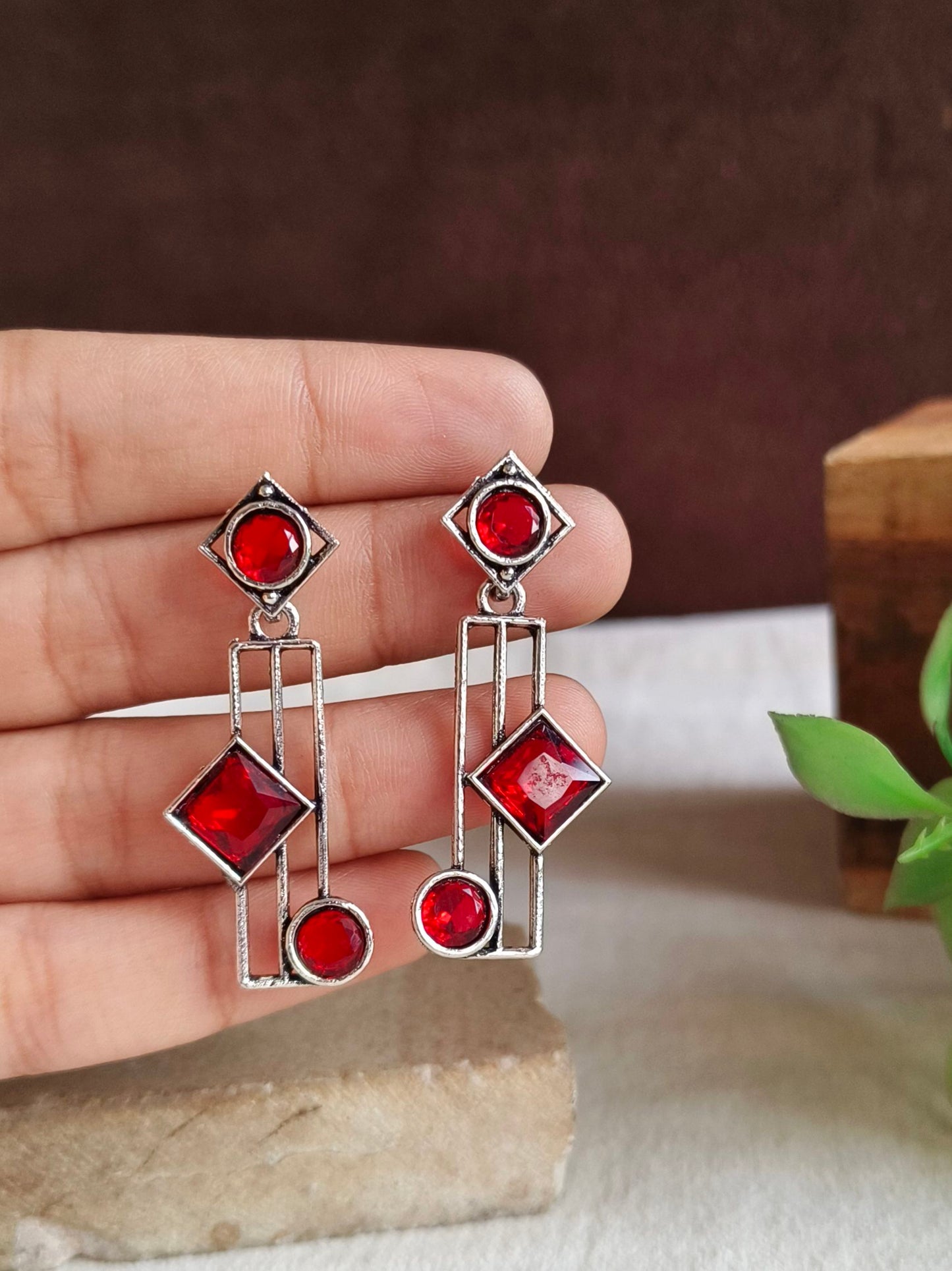 Oxidised Earrings