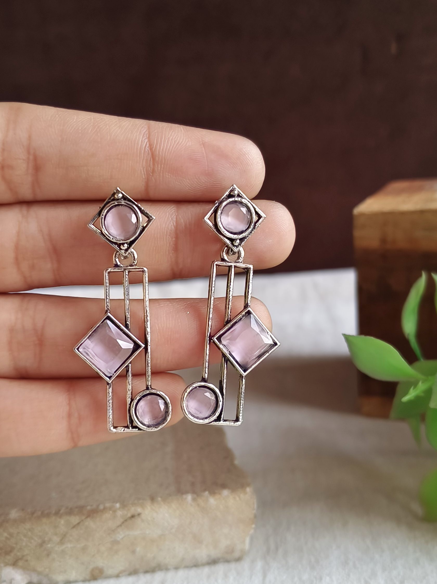Oxidised Earrings