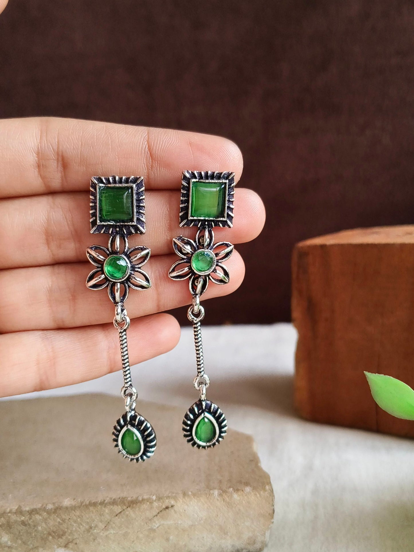 Oxidised Earrings