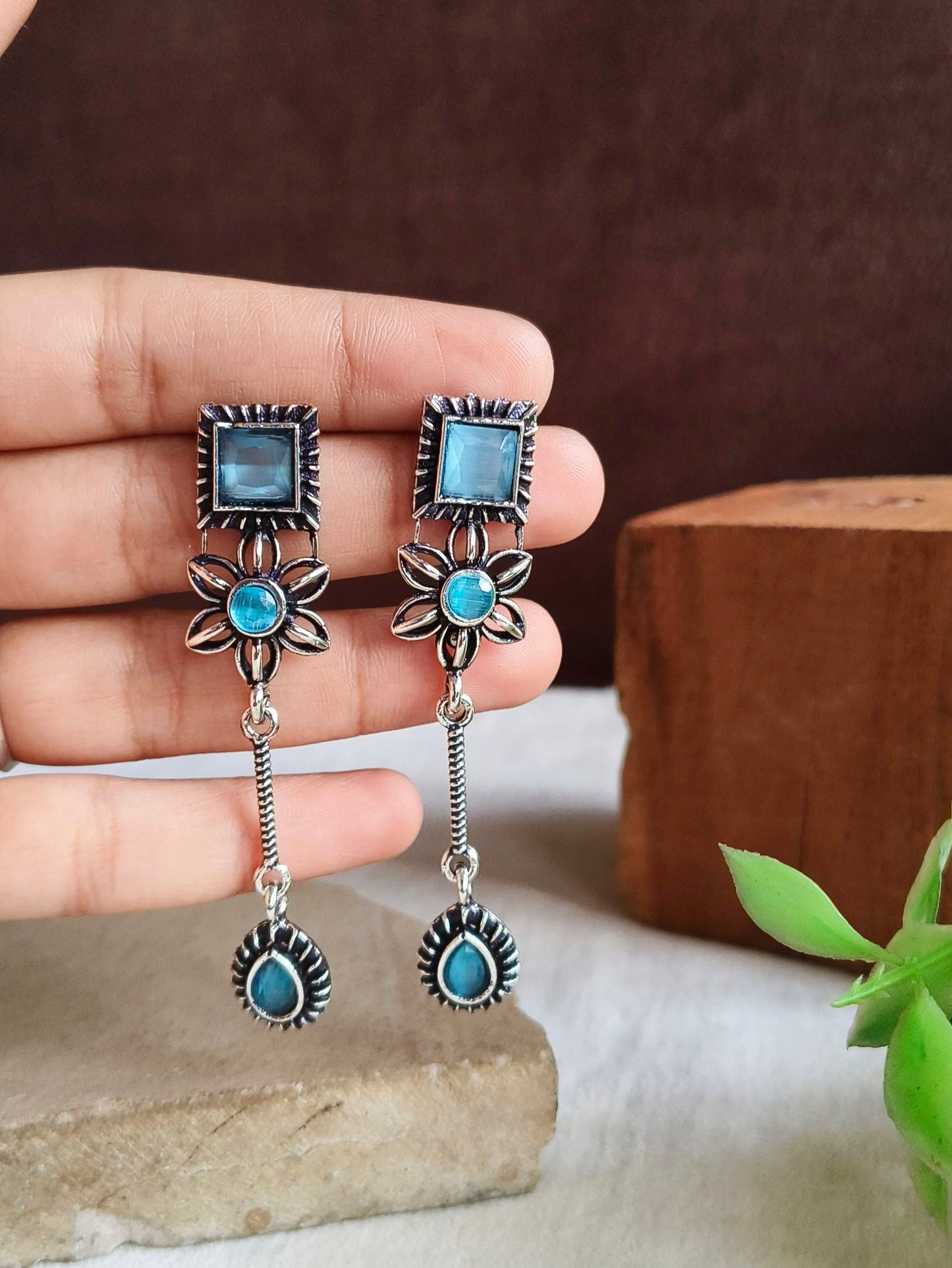 Oxidised Earrings