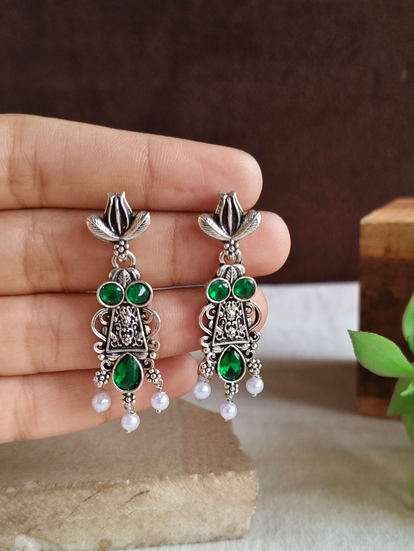 Oxidised Earrings