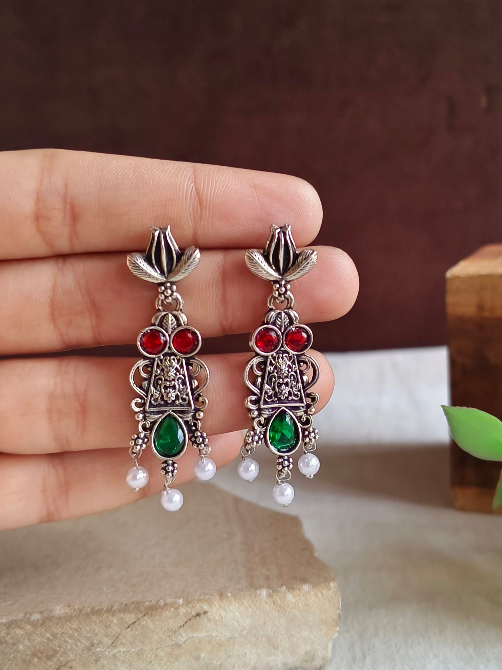 Oxidised Earrings