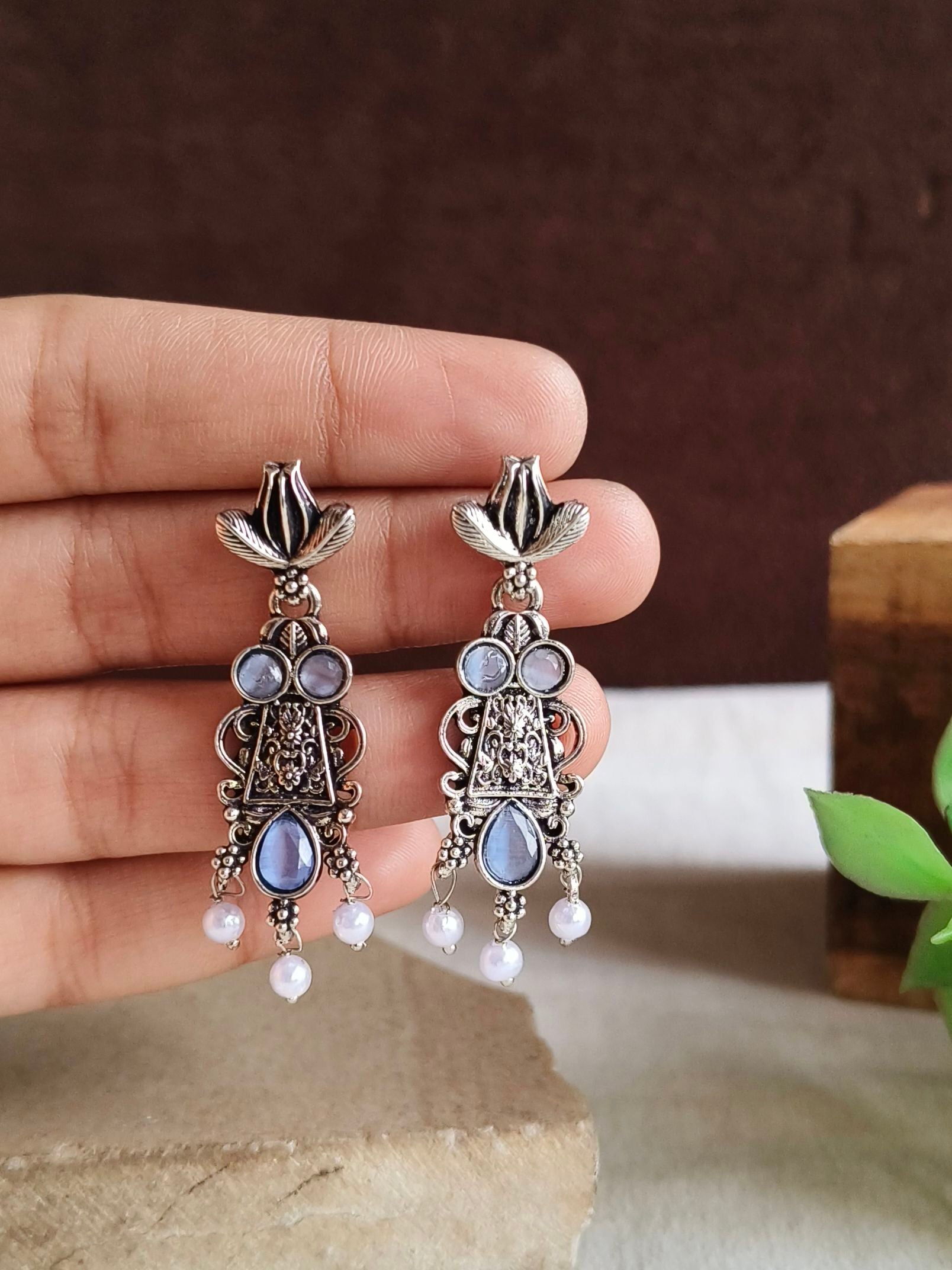 Oxidised Earrings