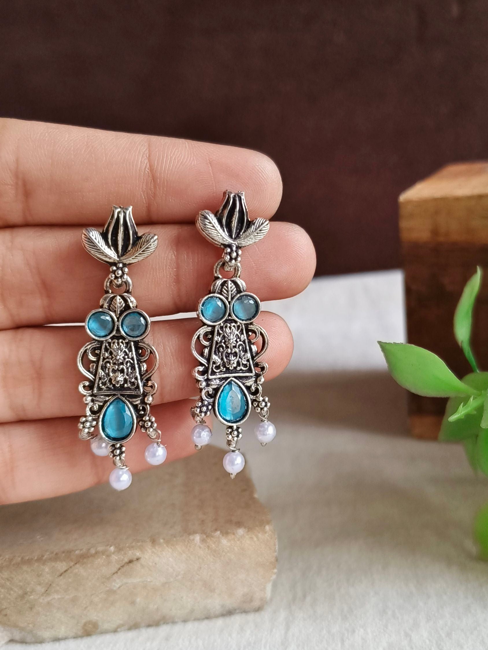 Oxidised Earrings
