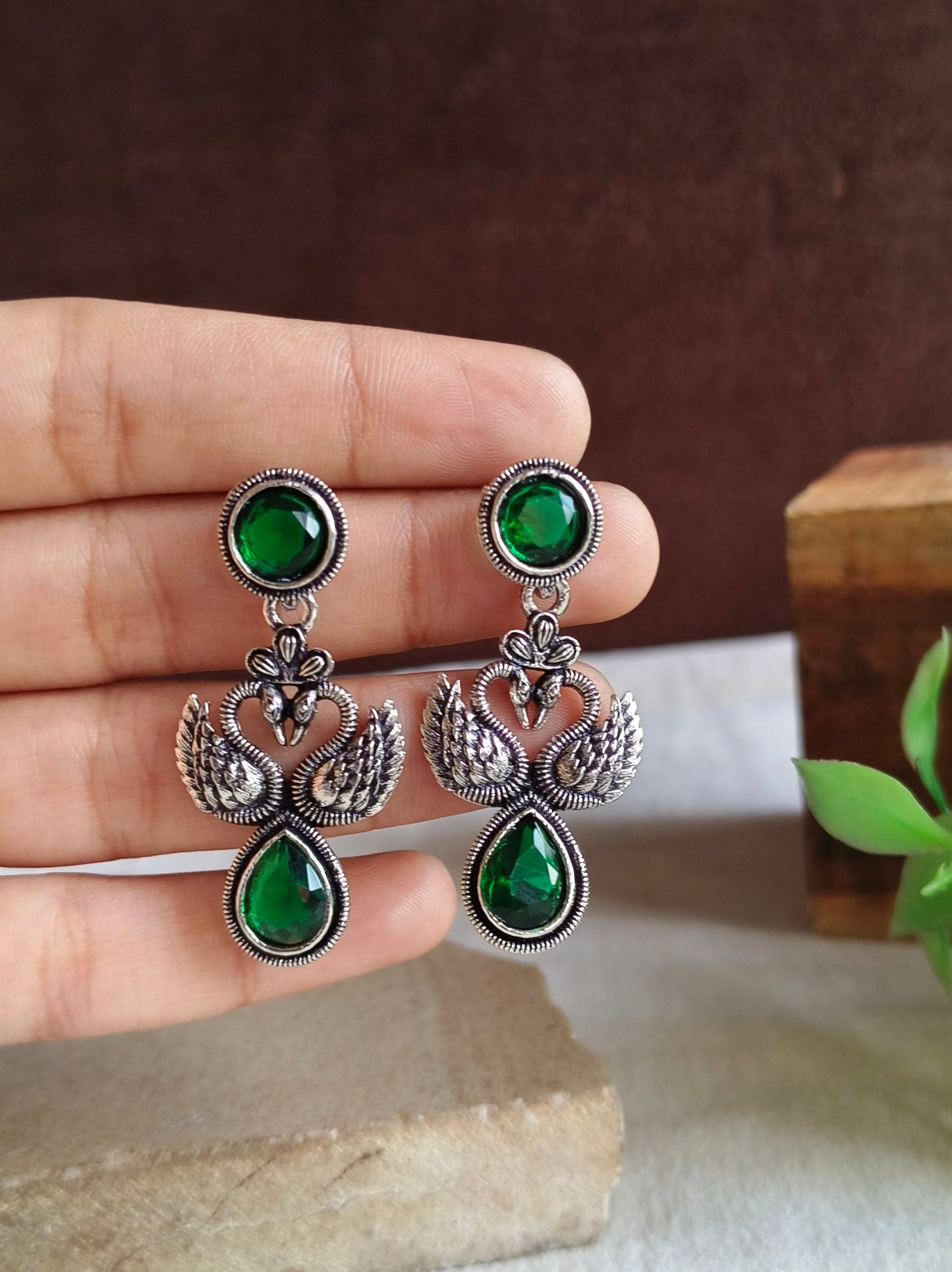 Oxidised Earrings