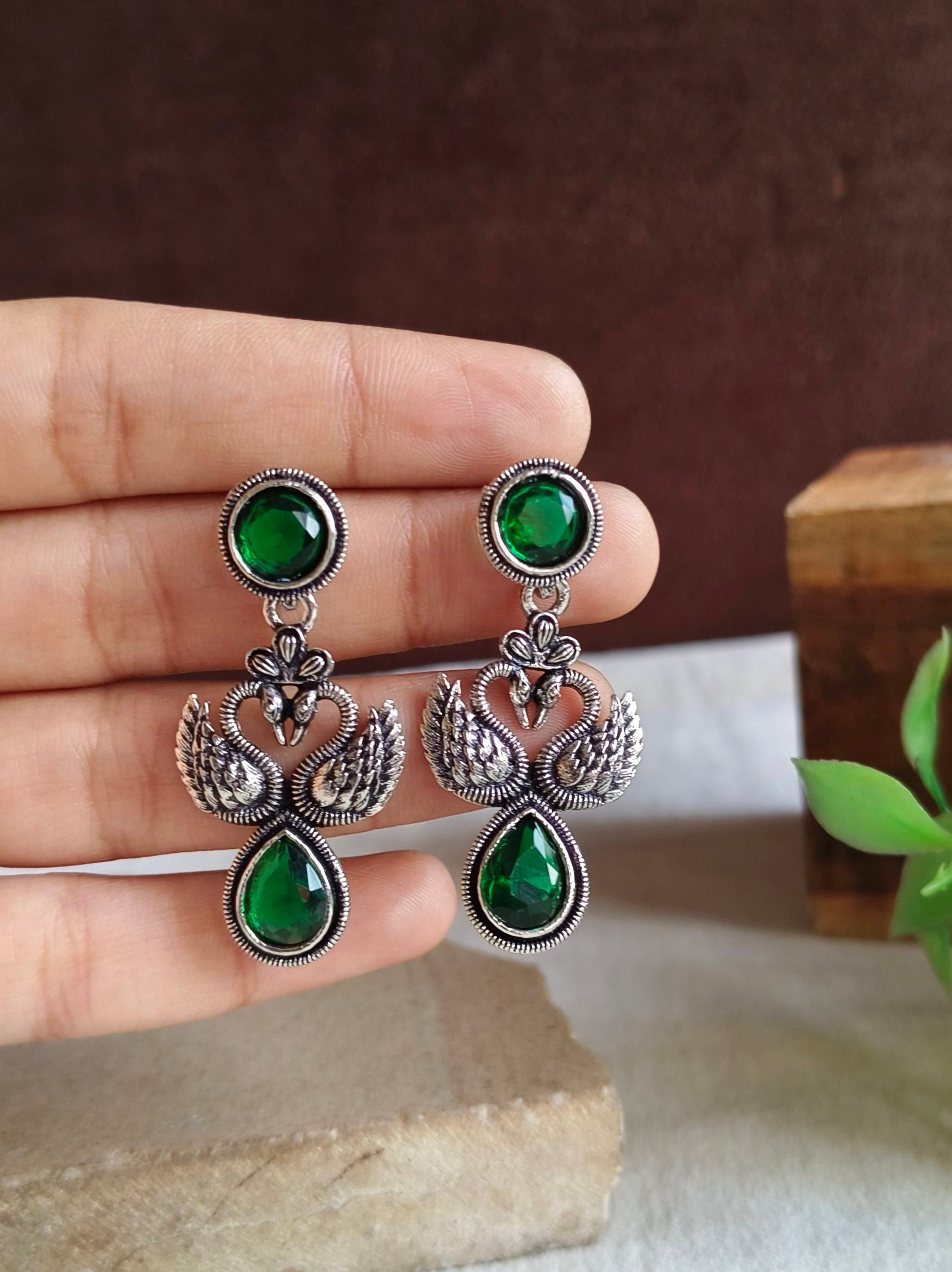 Oxidised Earrings