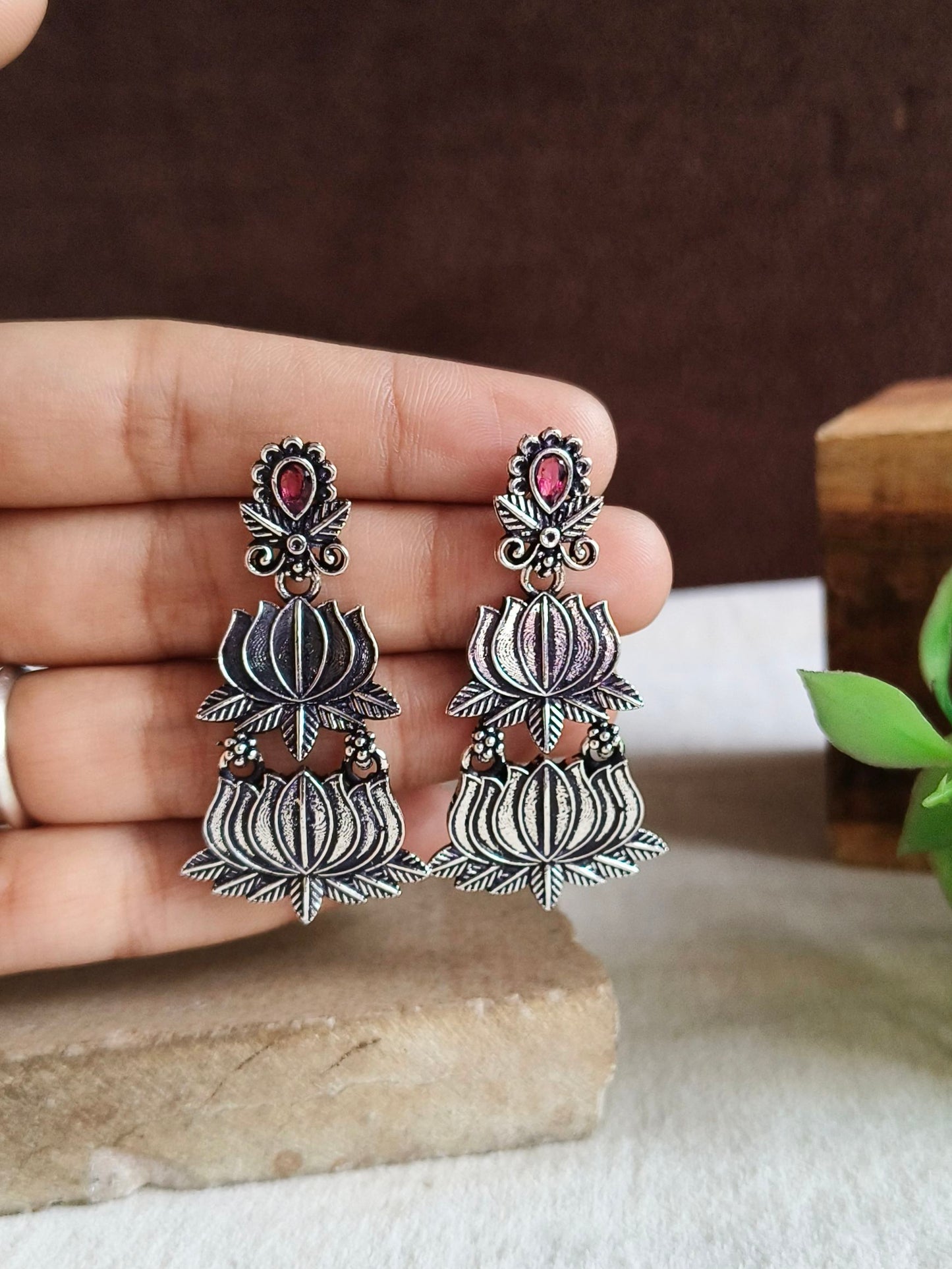 Oxidised Earrings