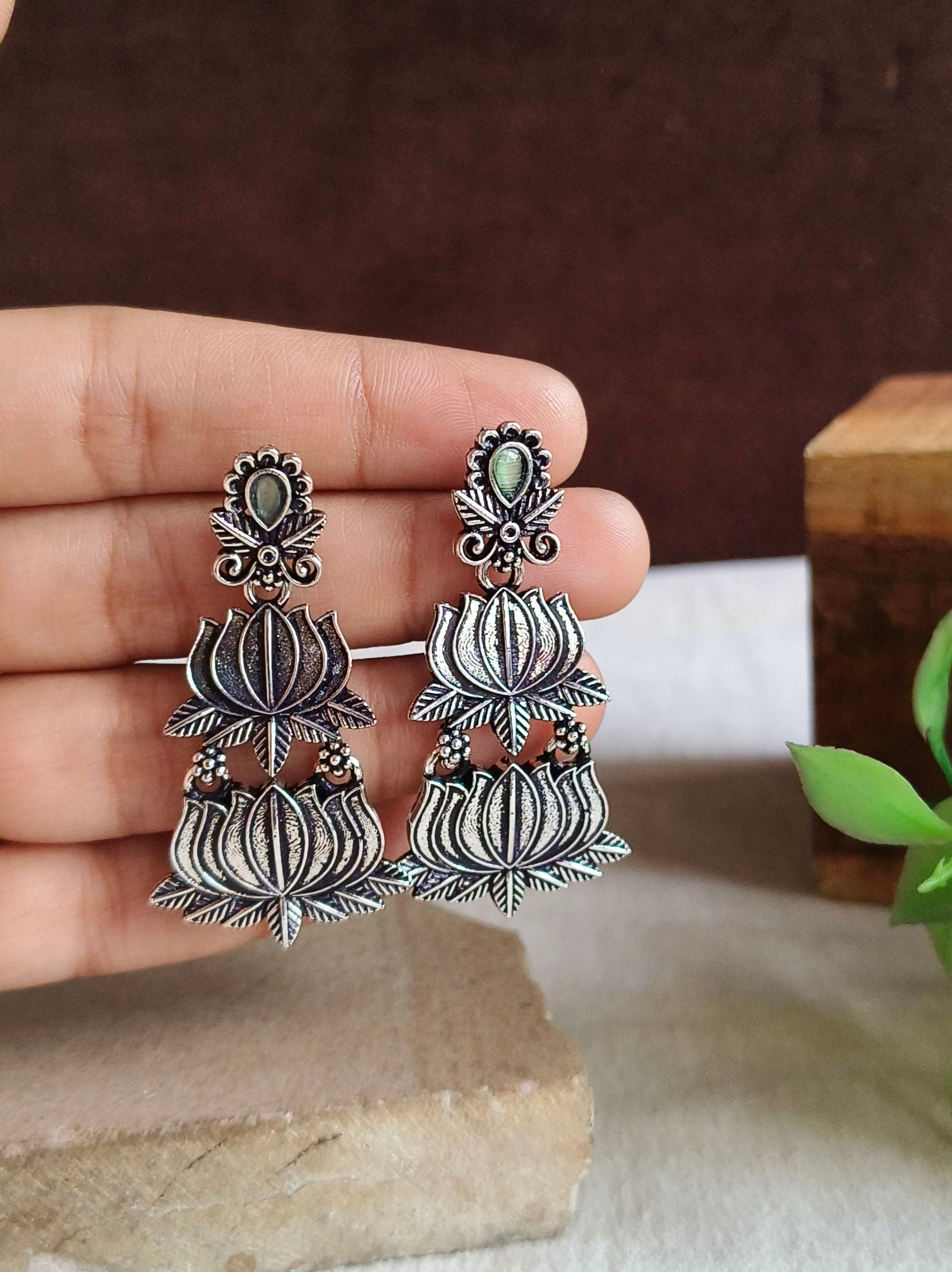 Oxidised Earrings