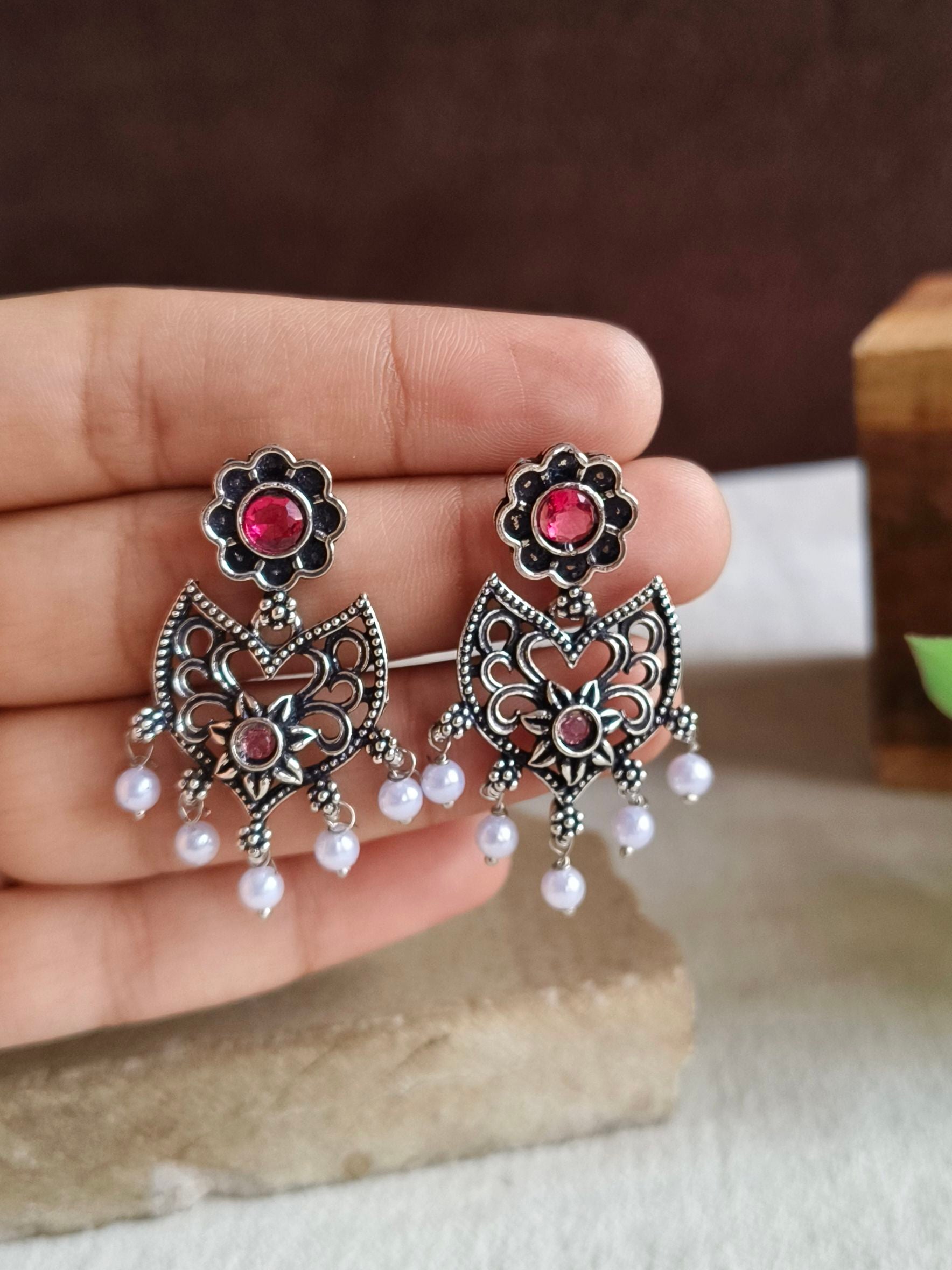 Oxidised Earrings