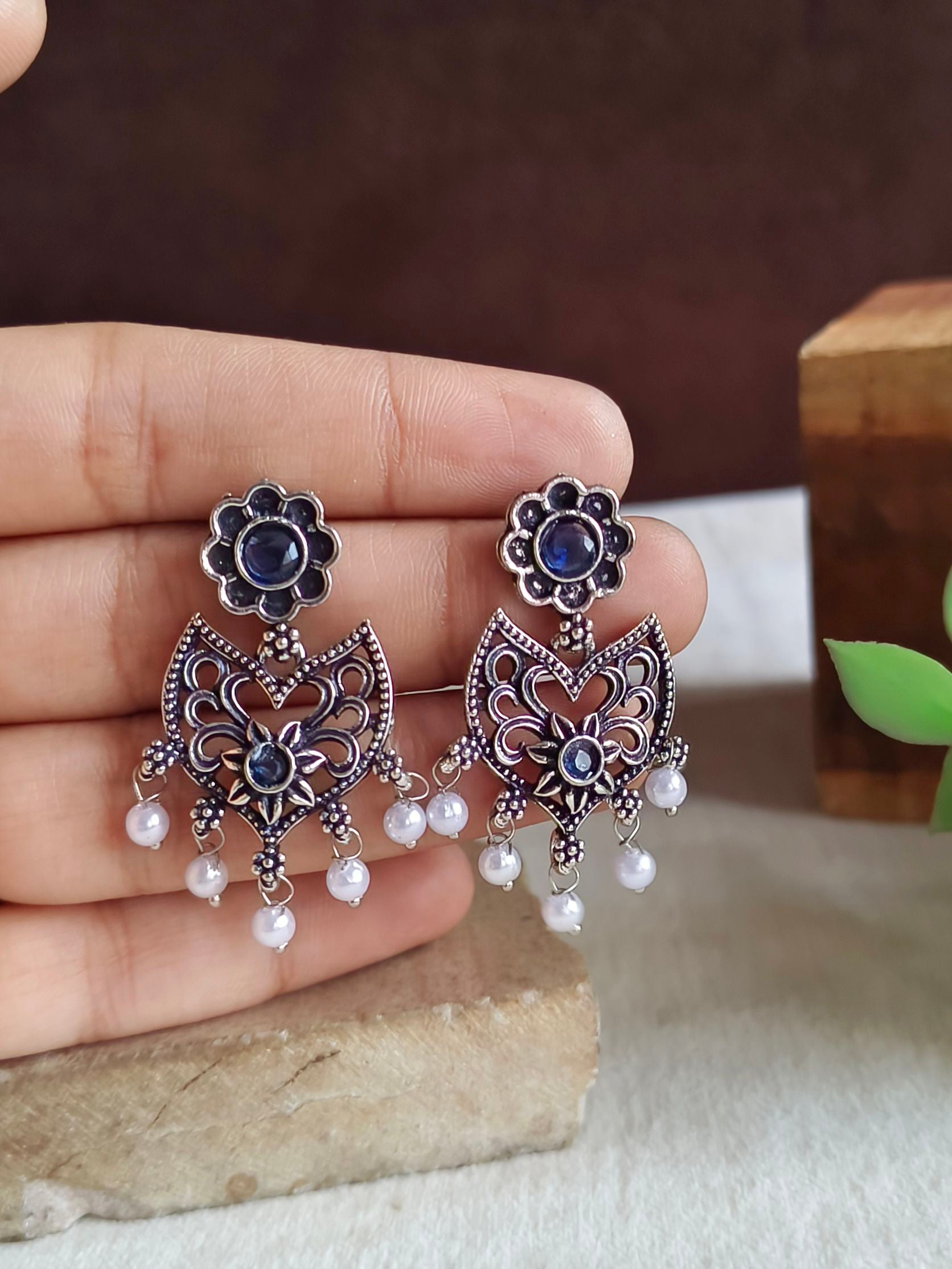Oxidised Earrings