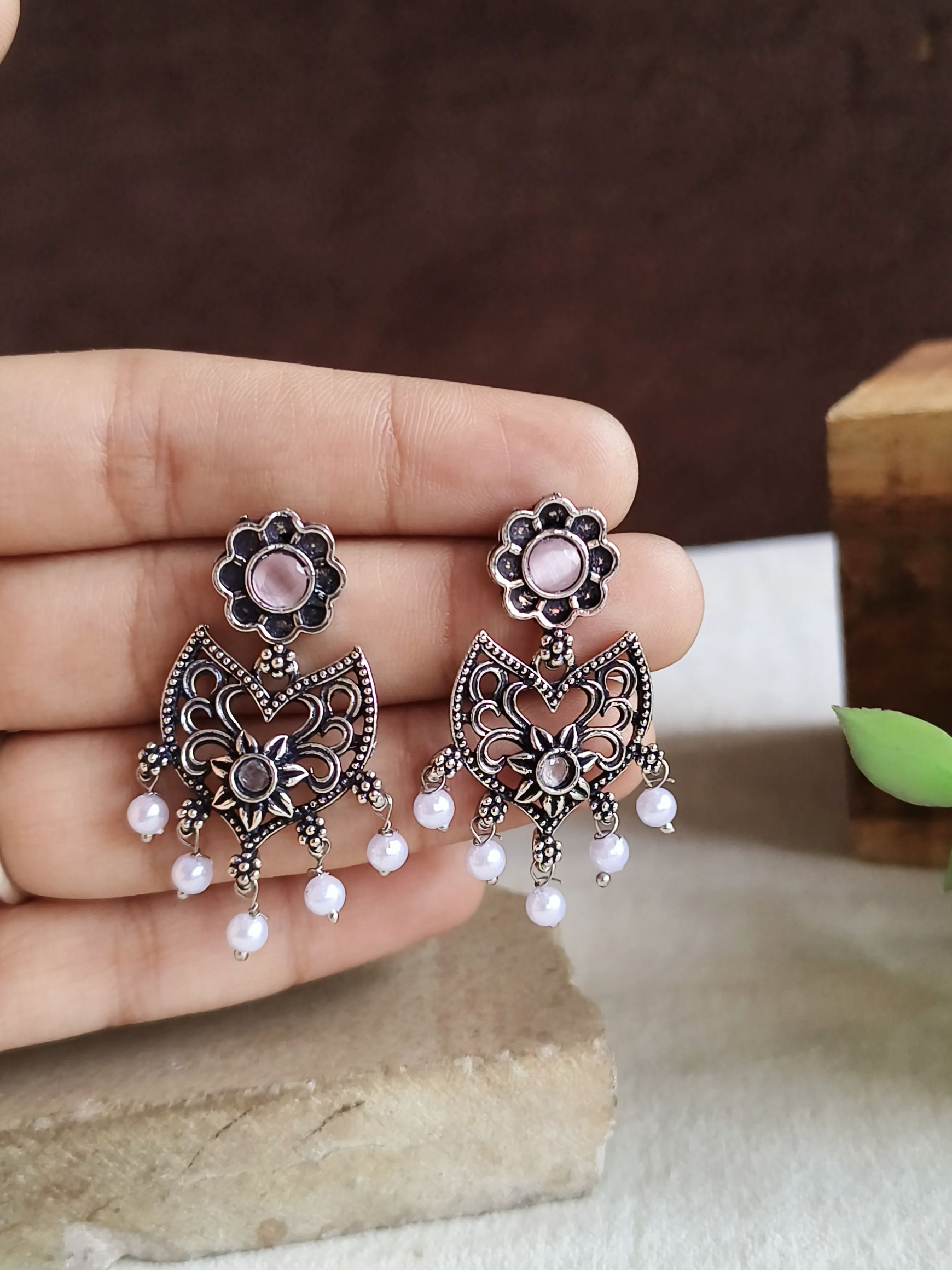 Oxidised Earrings