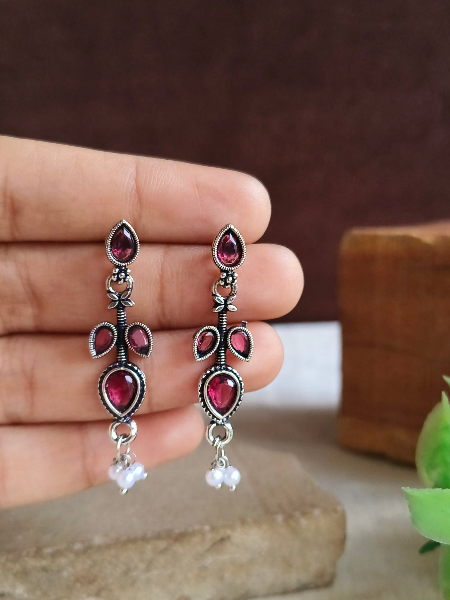 Oxidised Earrings