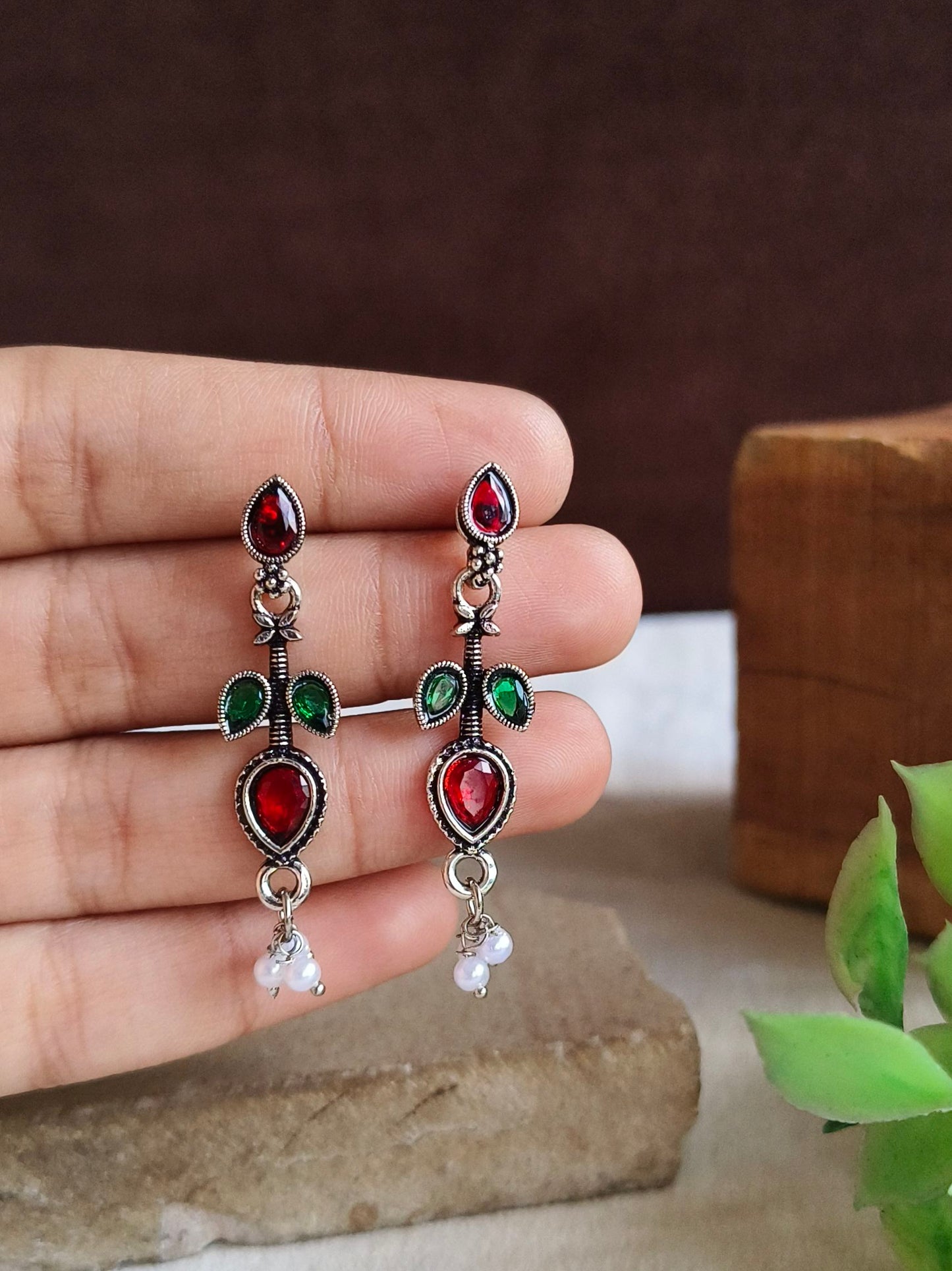 Oxidised Earrings