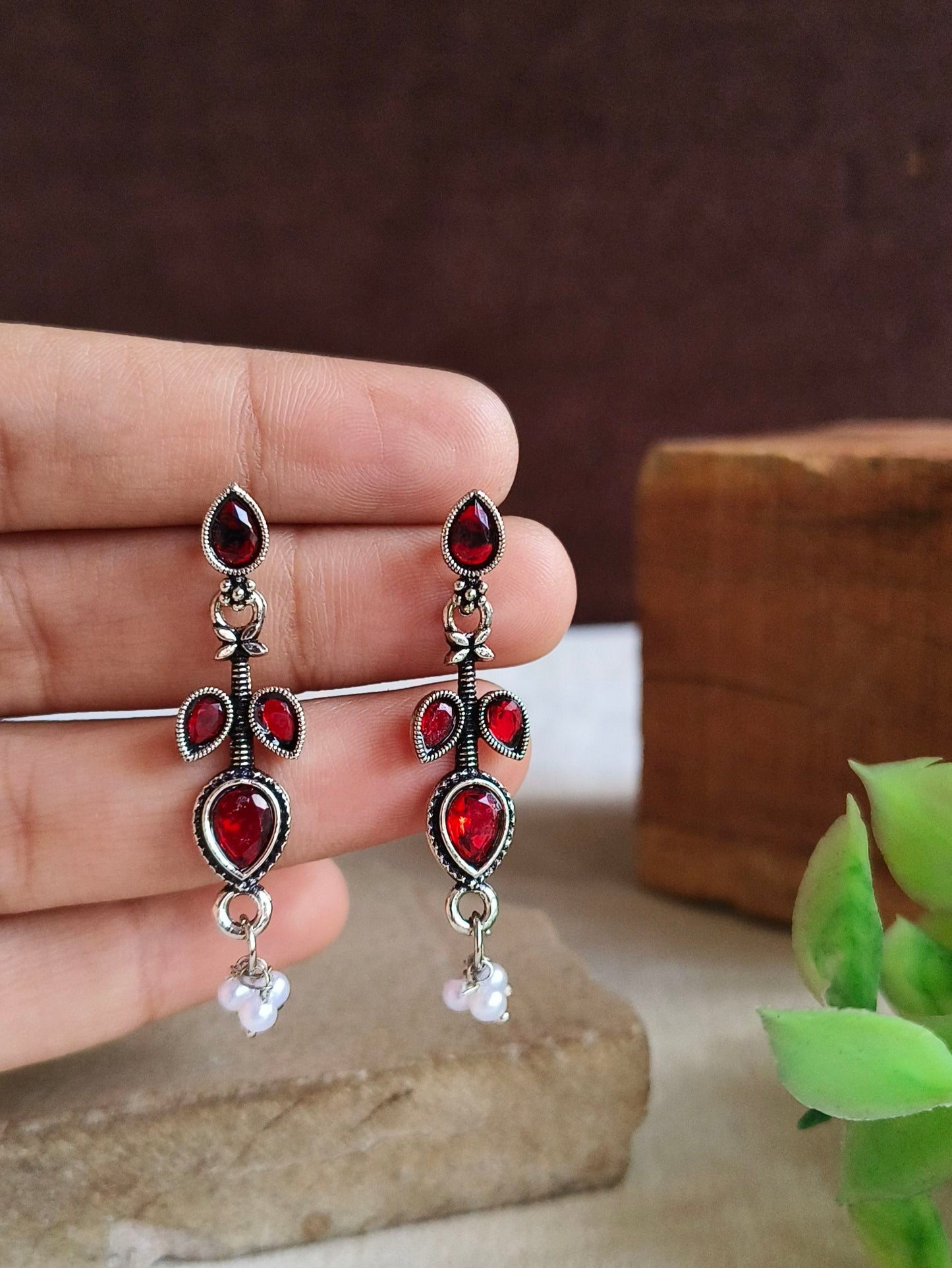 Oxidised Earrings