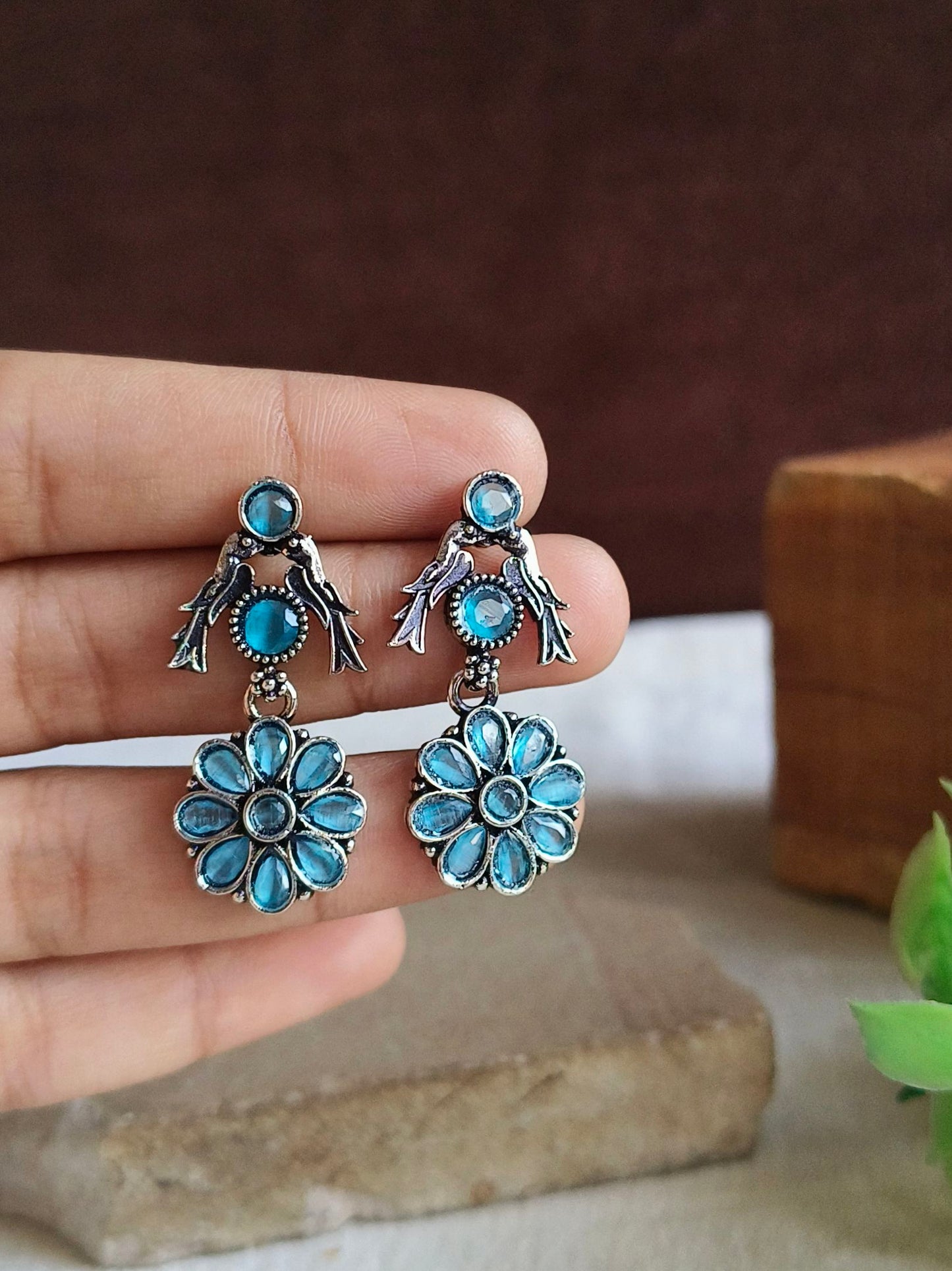 Oxidised Earrings