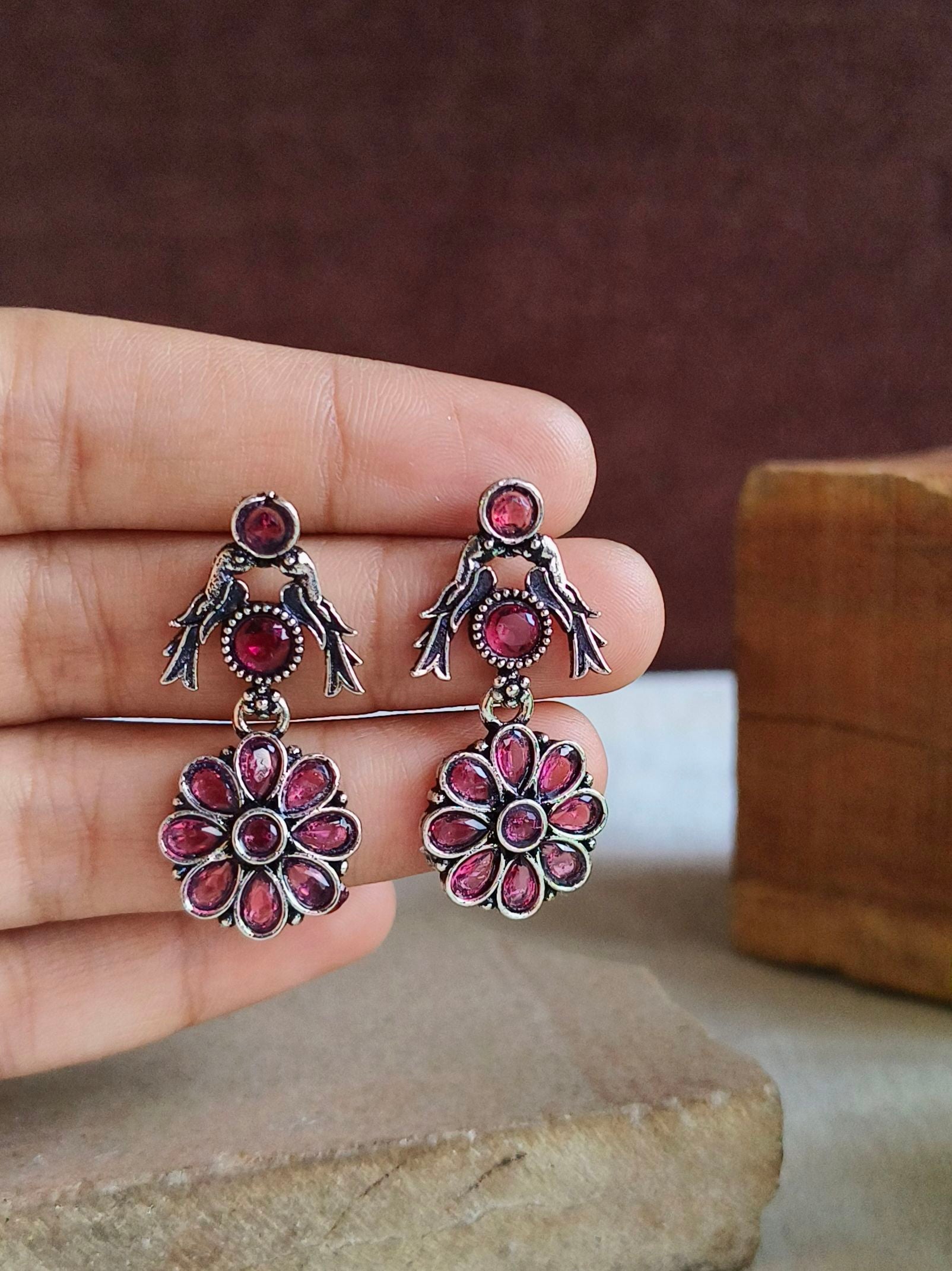 Oxidised Earrings