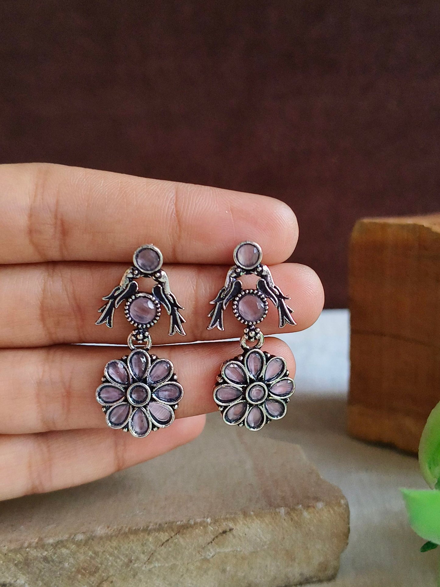 Oxidised Earrings