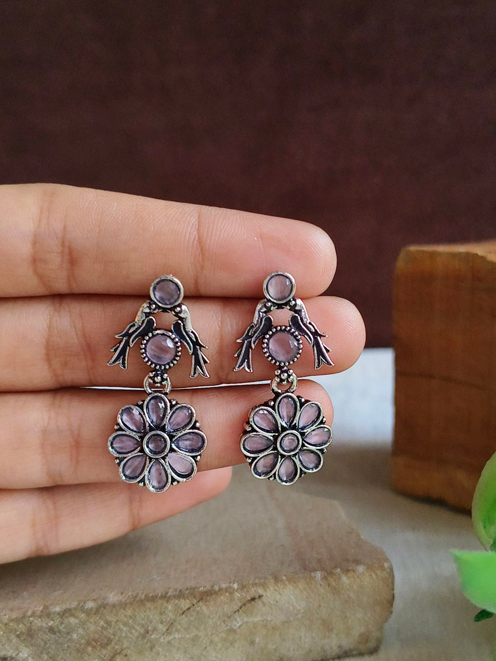 Oxidised Earrings