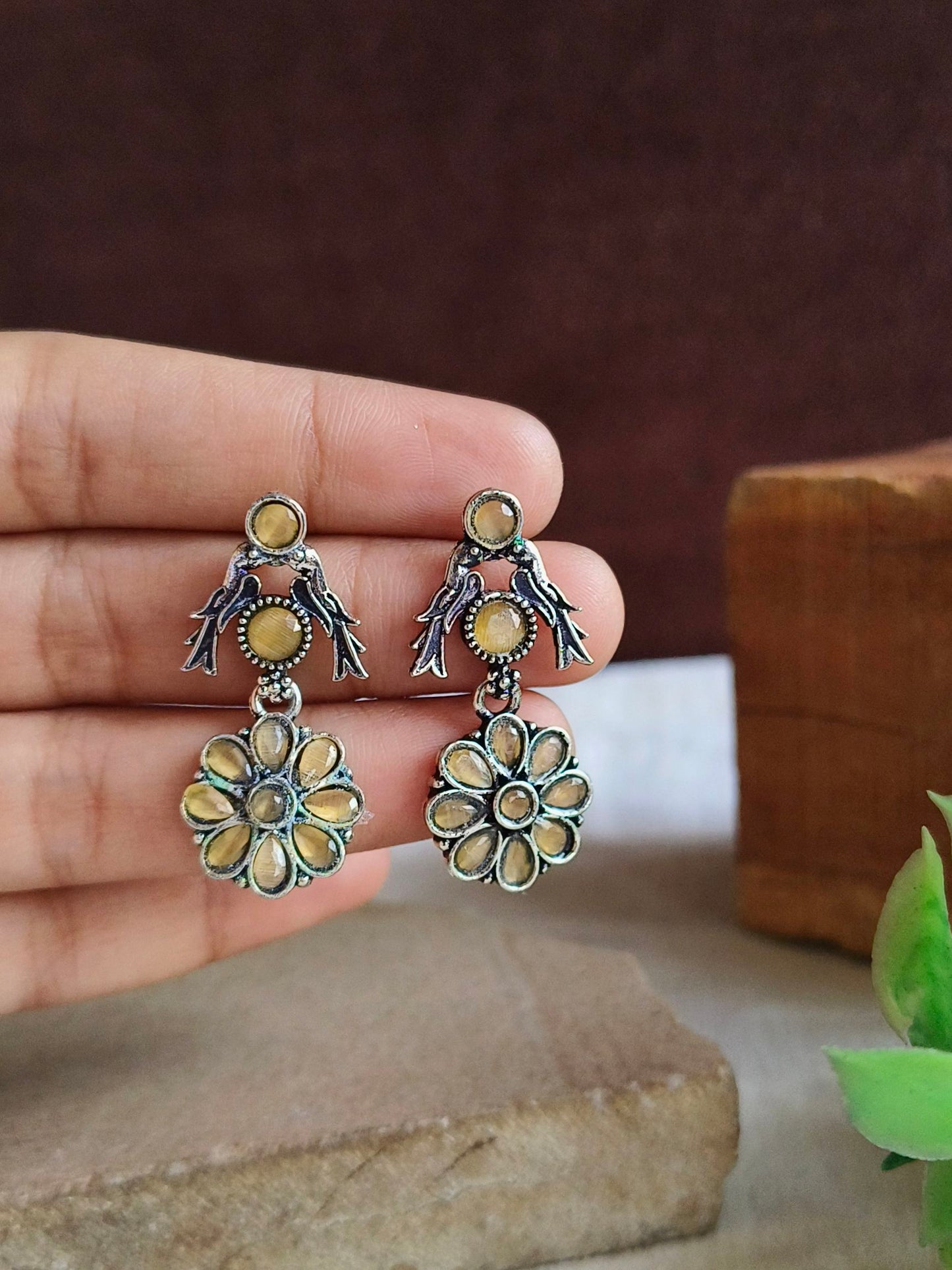 Oxidised Earrings