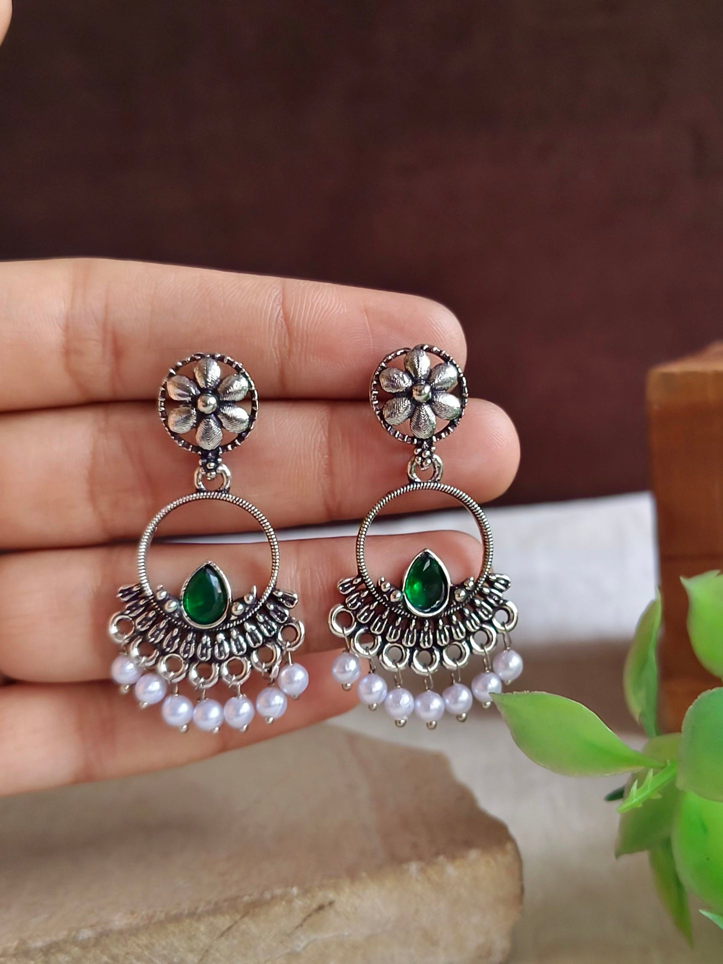 Oxidised Earrings