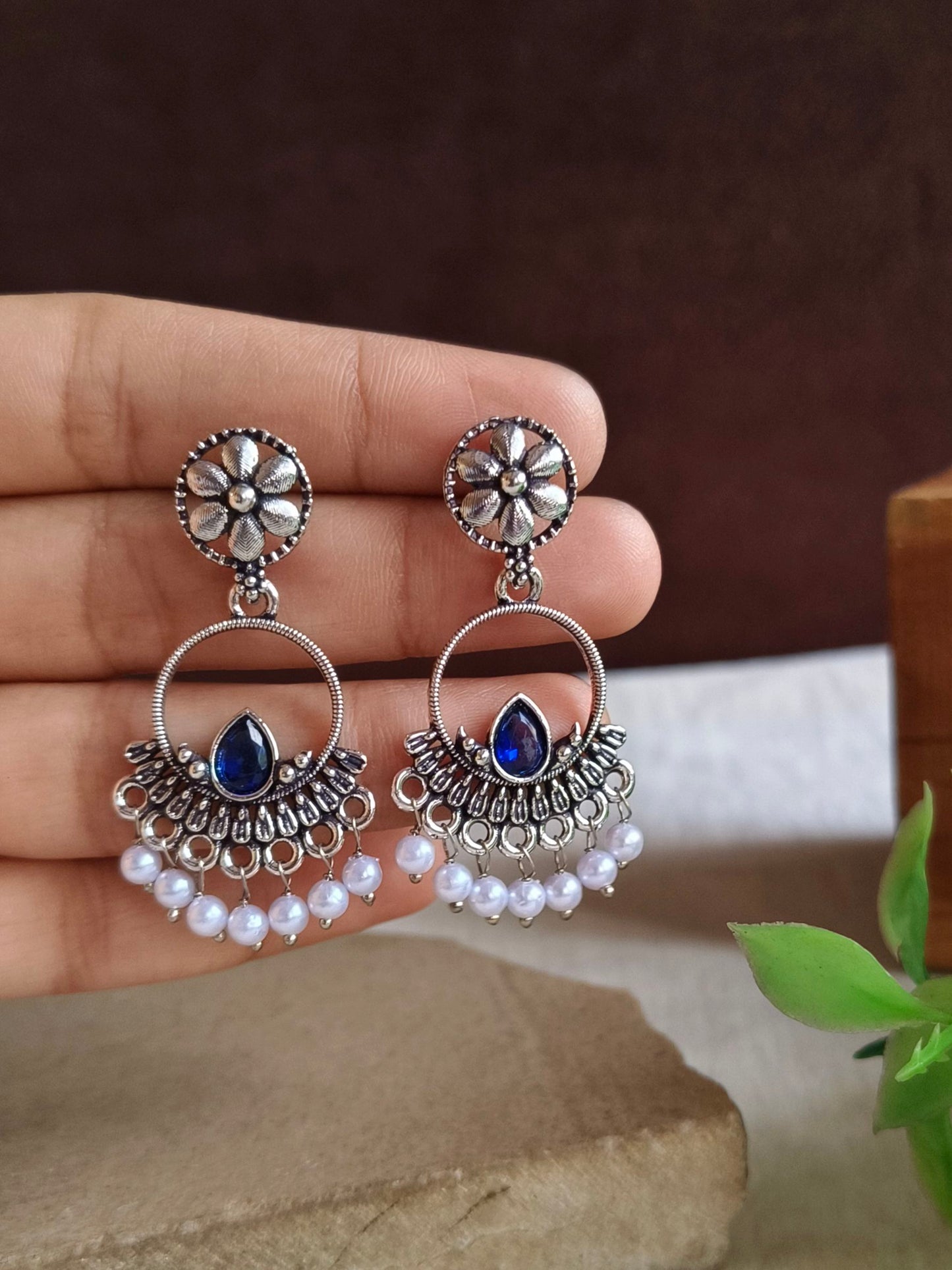 Oxidised Earrings