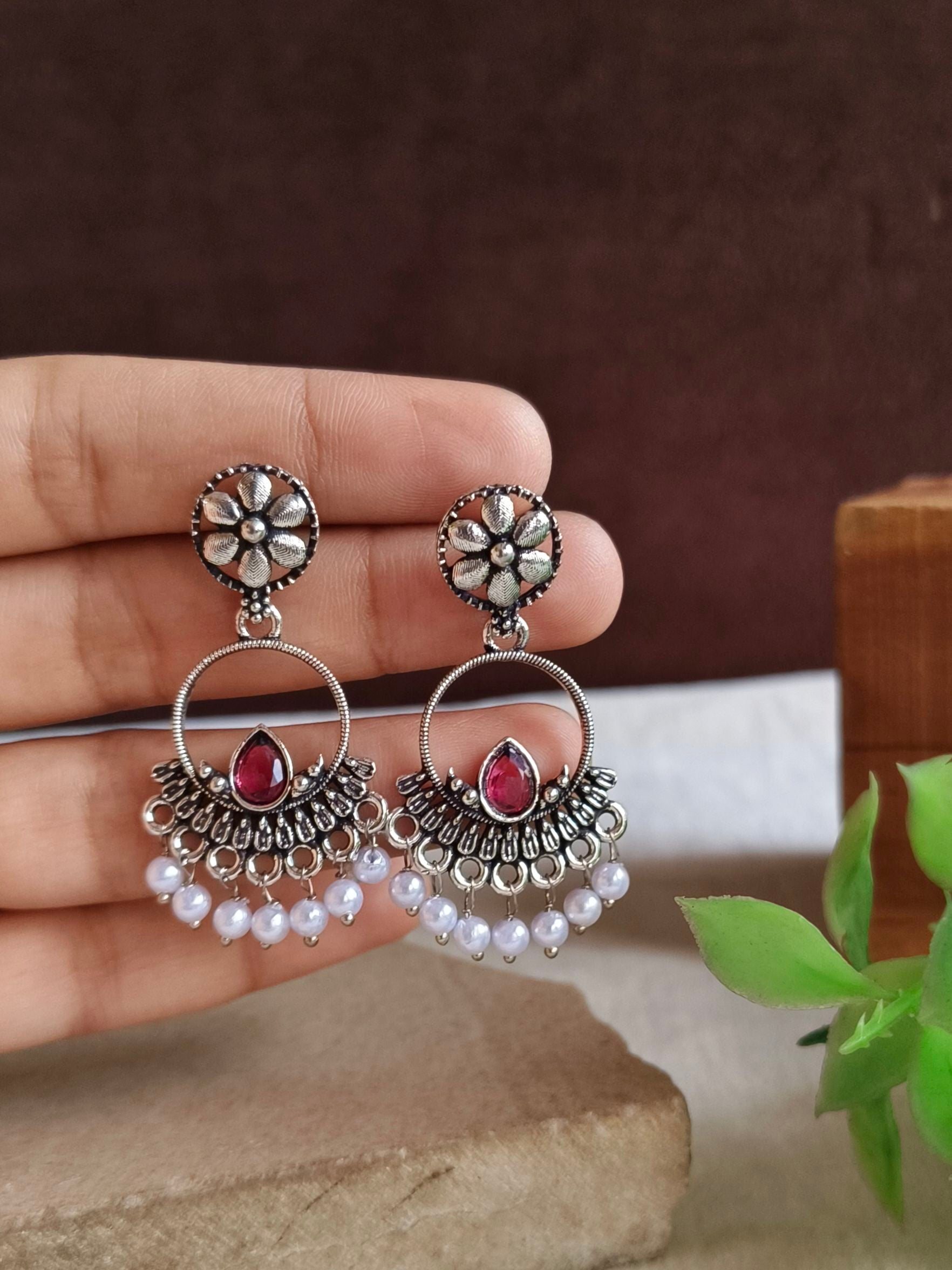 Oxidised Earrings