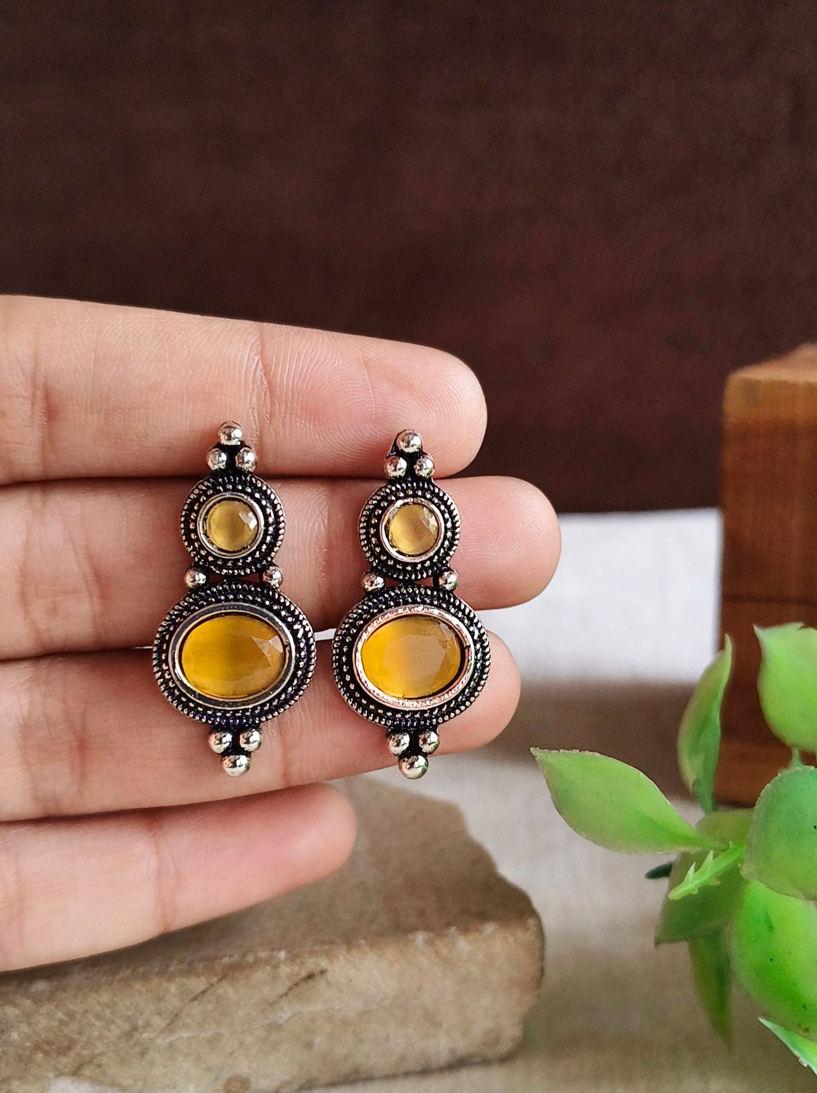 Oxidised Earrings