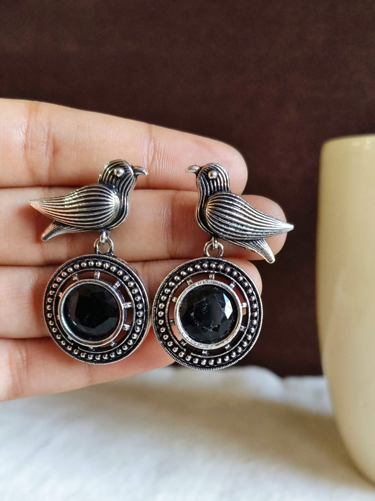 Oxidised Earrings