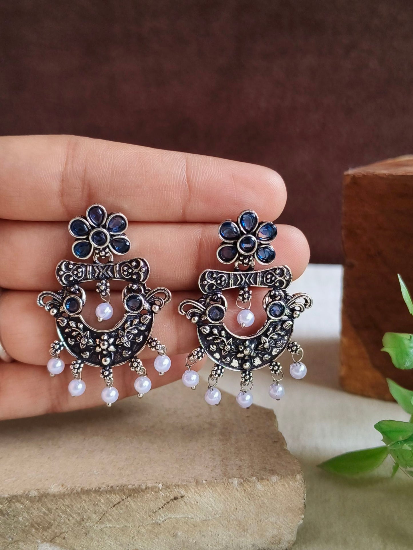 Oxidised Earrings