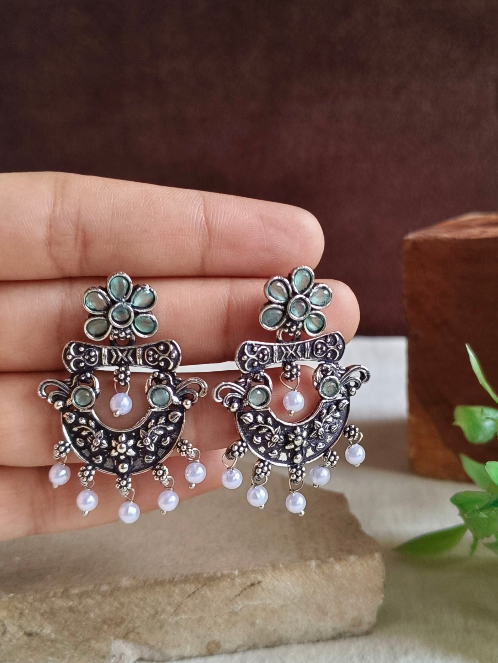 Oxidised Earrings