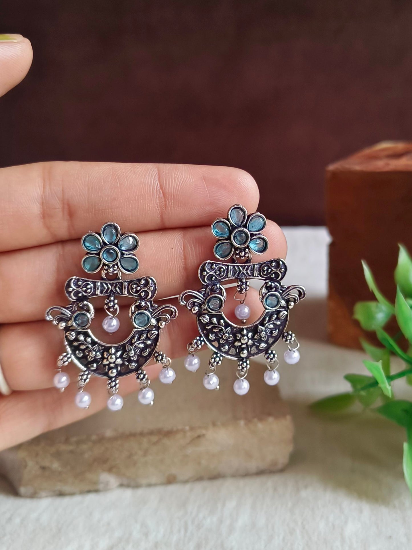 Oxidised Earrings